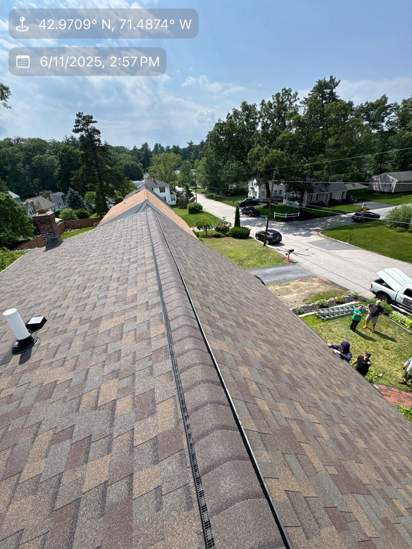 Roof Replacement in Manchester, NH | Owens Corning Teak Shingles & Structural Decking Repairs by Compass exteriors