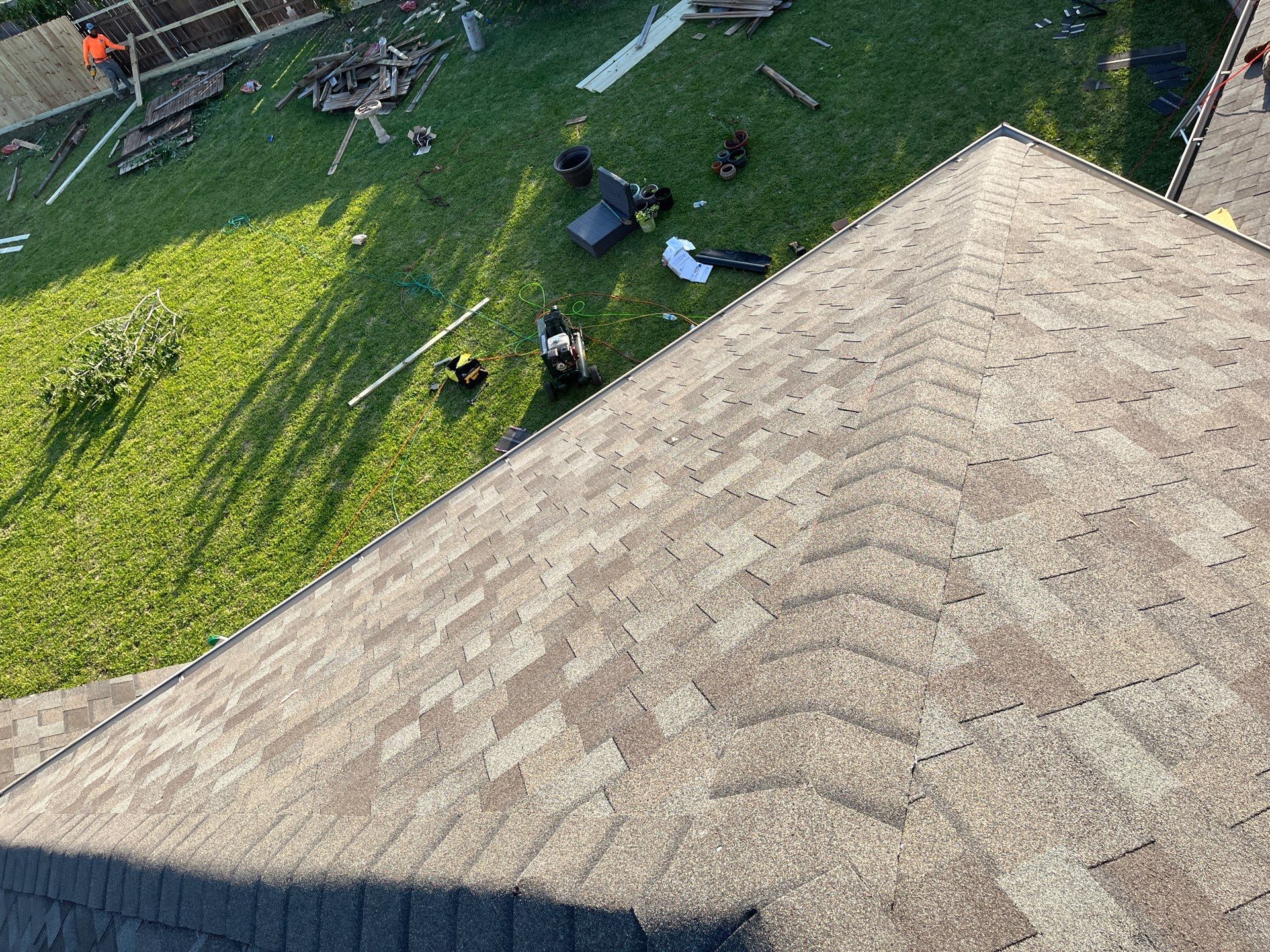 Residential Roofing Installation using Owen's Corning Duration (Lifetime) Shingles by Roof Repair Company