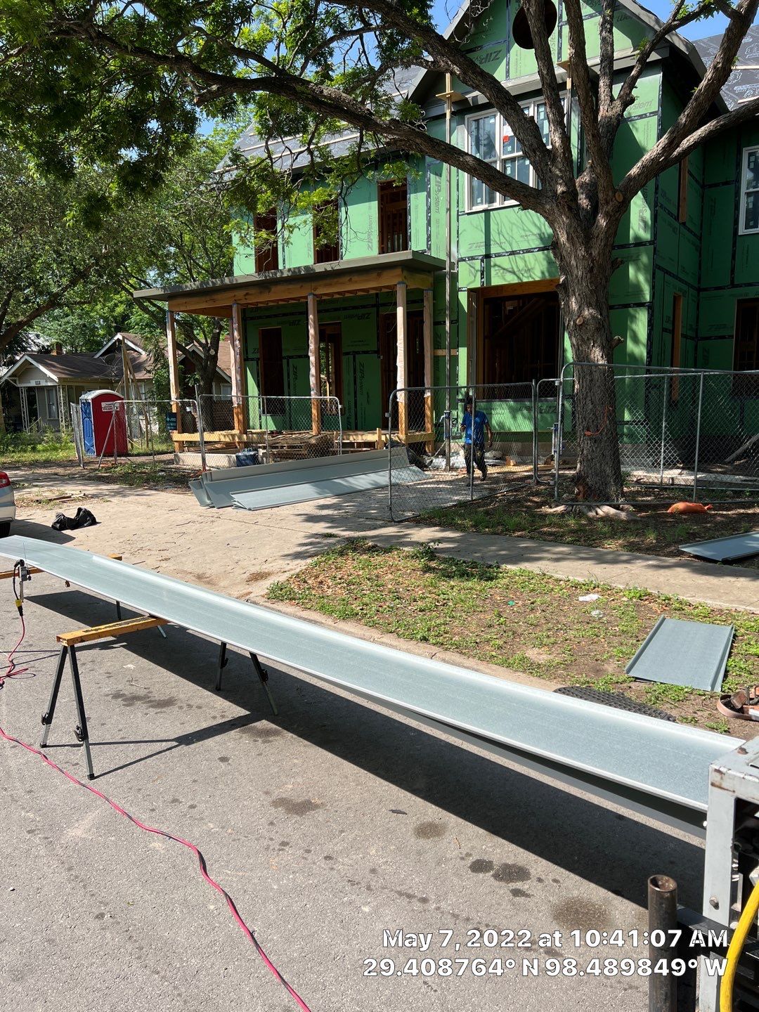 Residential Metal Roof Installation using McElroy Metal by Premier Roofing and Contracting
