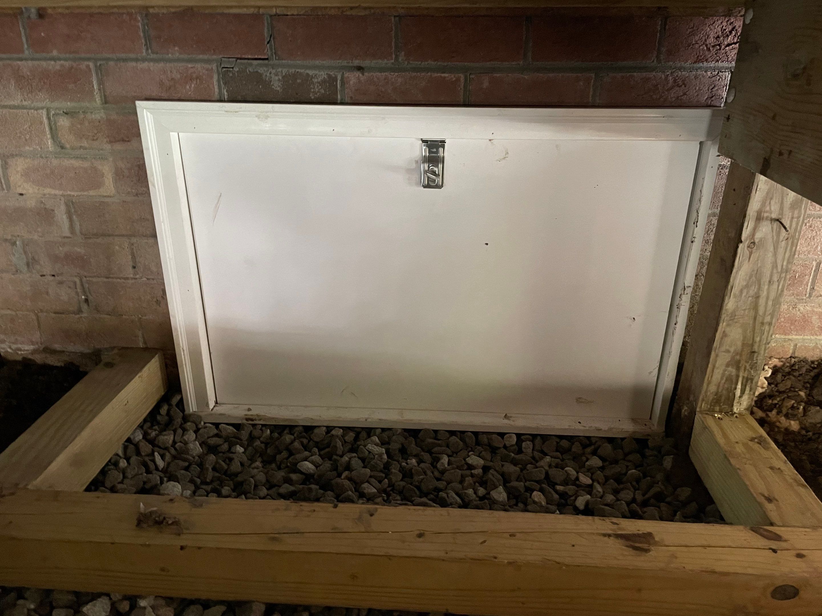 Impact Choice Encapsulation with French Drain and Crawlspace Doors by Impact Crawlspace