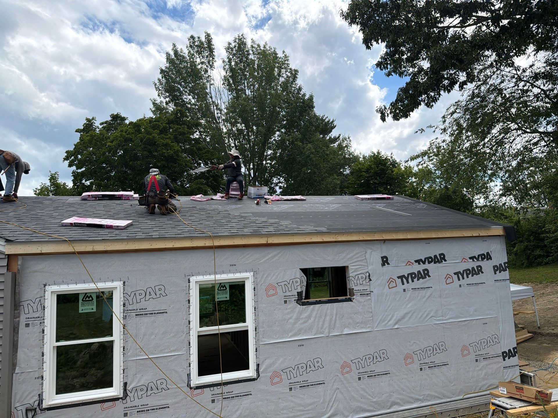 Dover, NH – Owens Corning Asphalt Shingle Roof Installation for Home Addition by Tall pine roofing