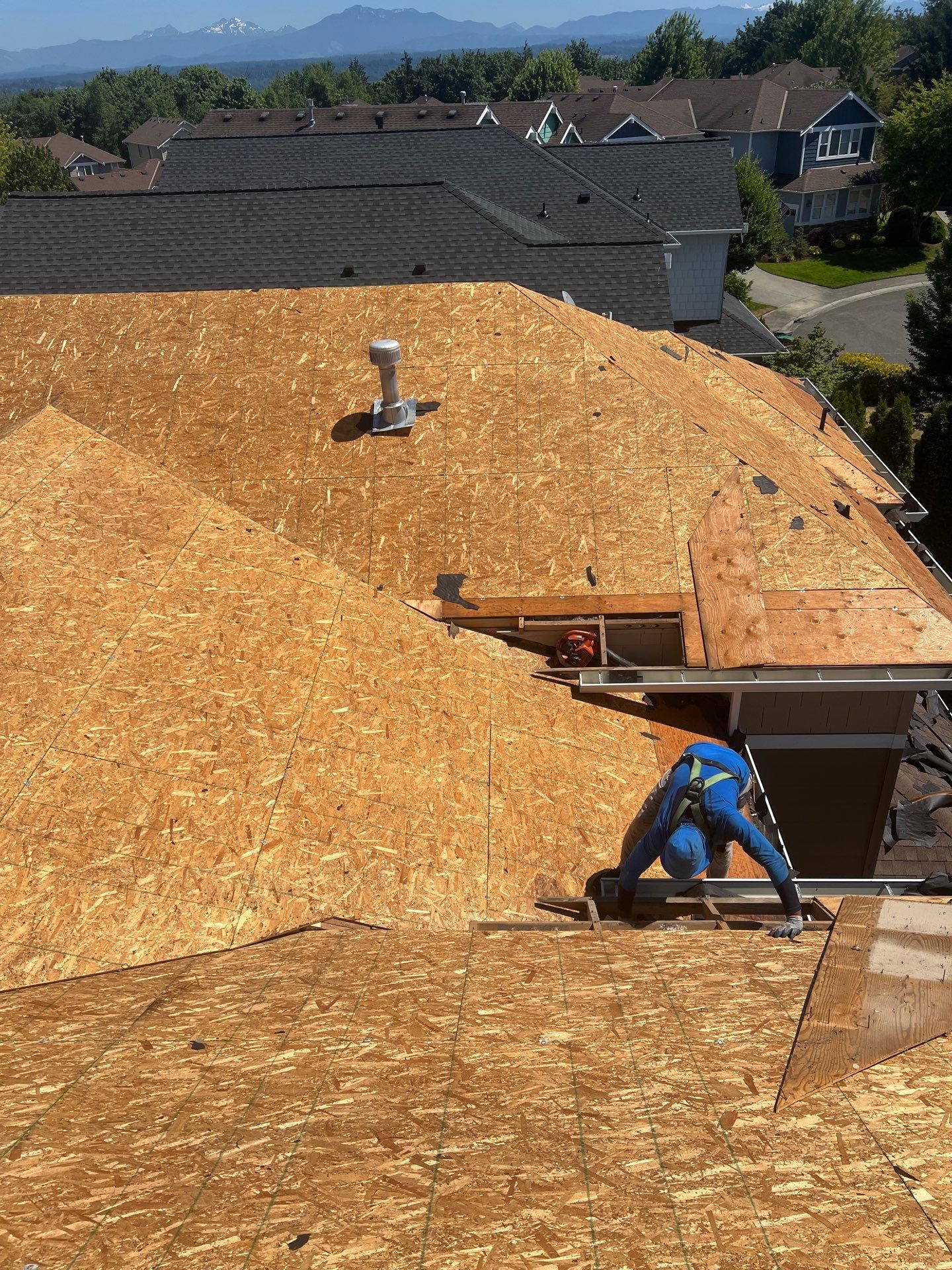 Residential Roofing Installation using GAF UHDZ Shingles by Roofing Formula LLC