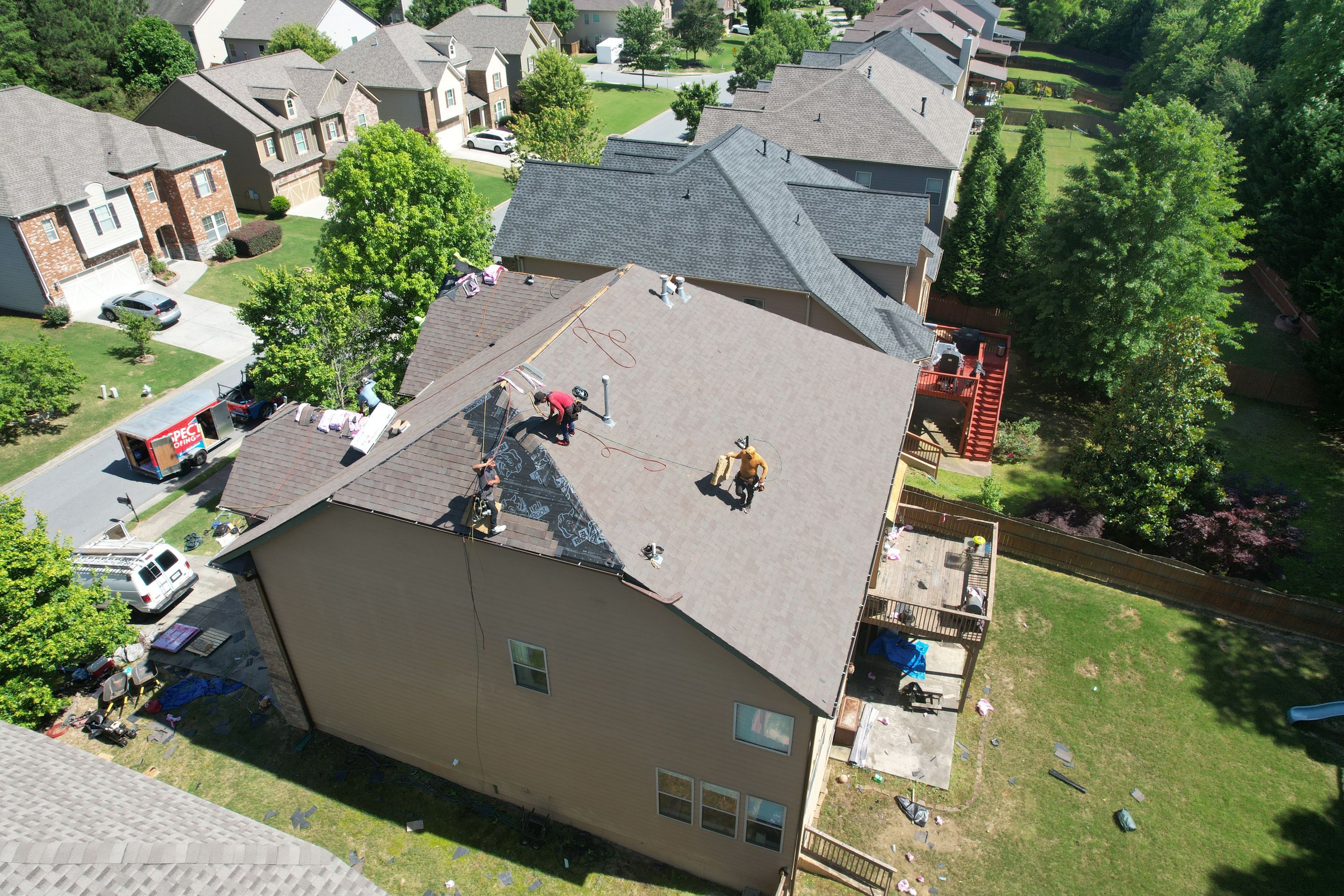Residential Roof Replacement using Owens Corning by Inspector Roofing and Restoration