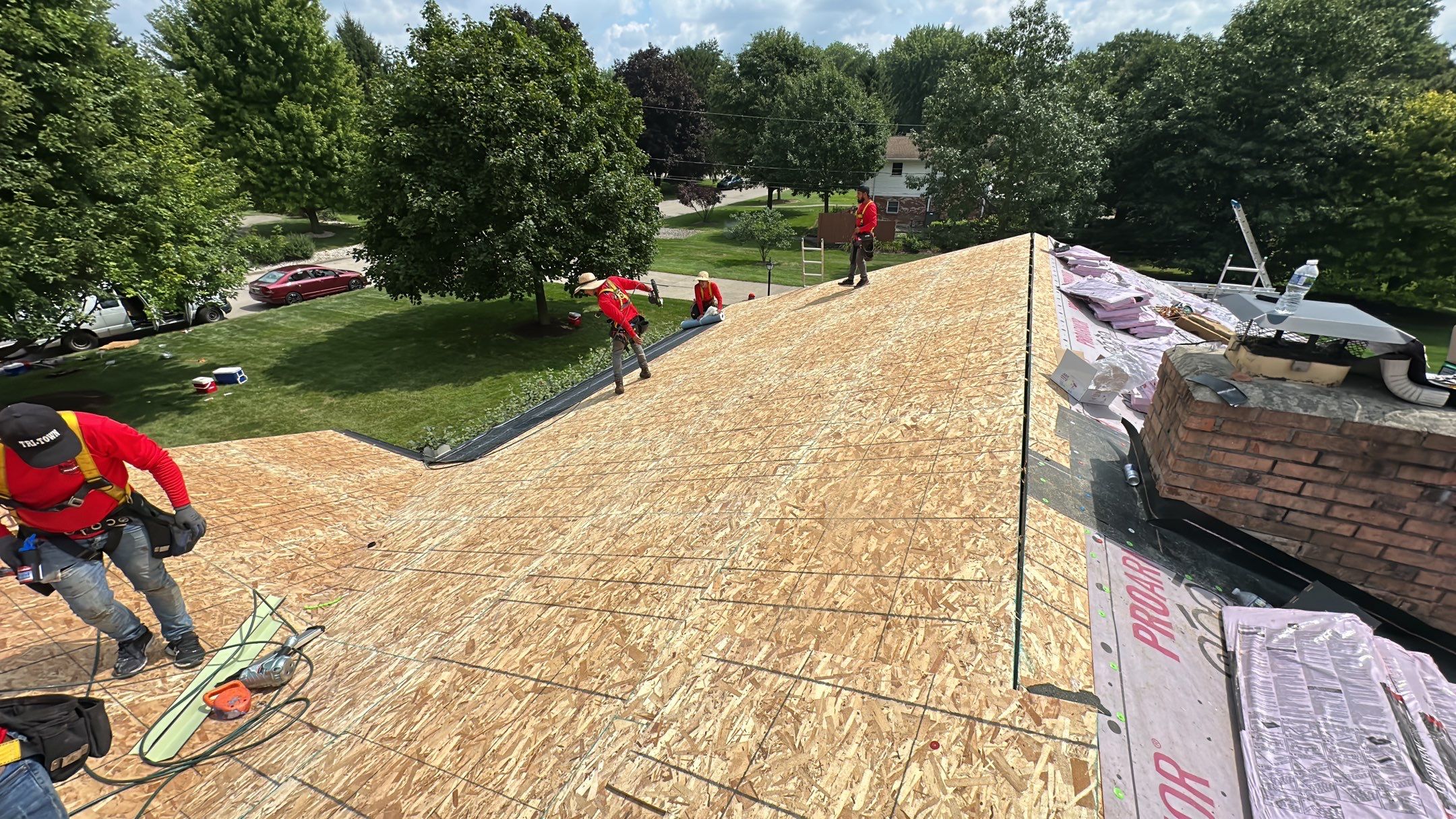 Residential Roofing Installation using Owens Corning by WIW Enterprises Inc