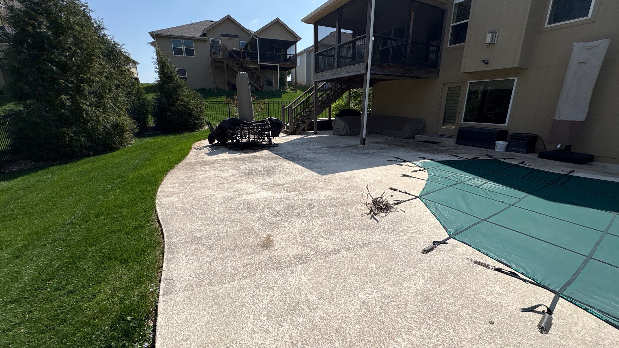 Pool Deck Refresh- Kansas City, MO by Big Red Decorative Concrete, LLC