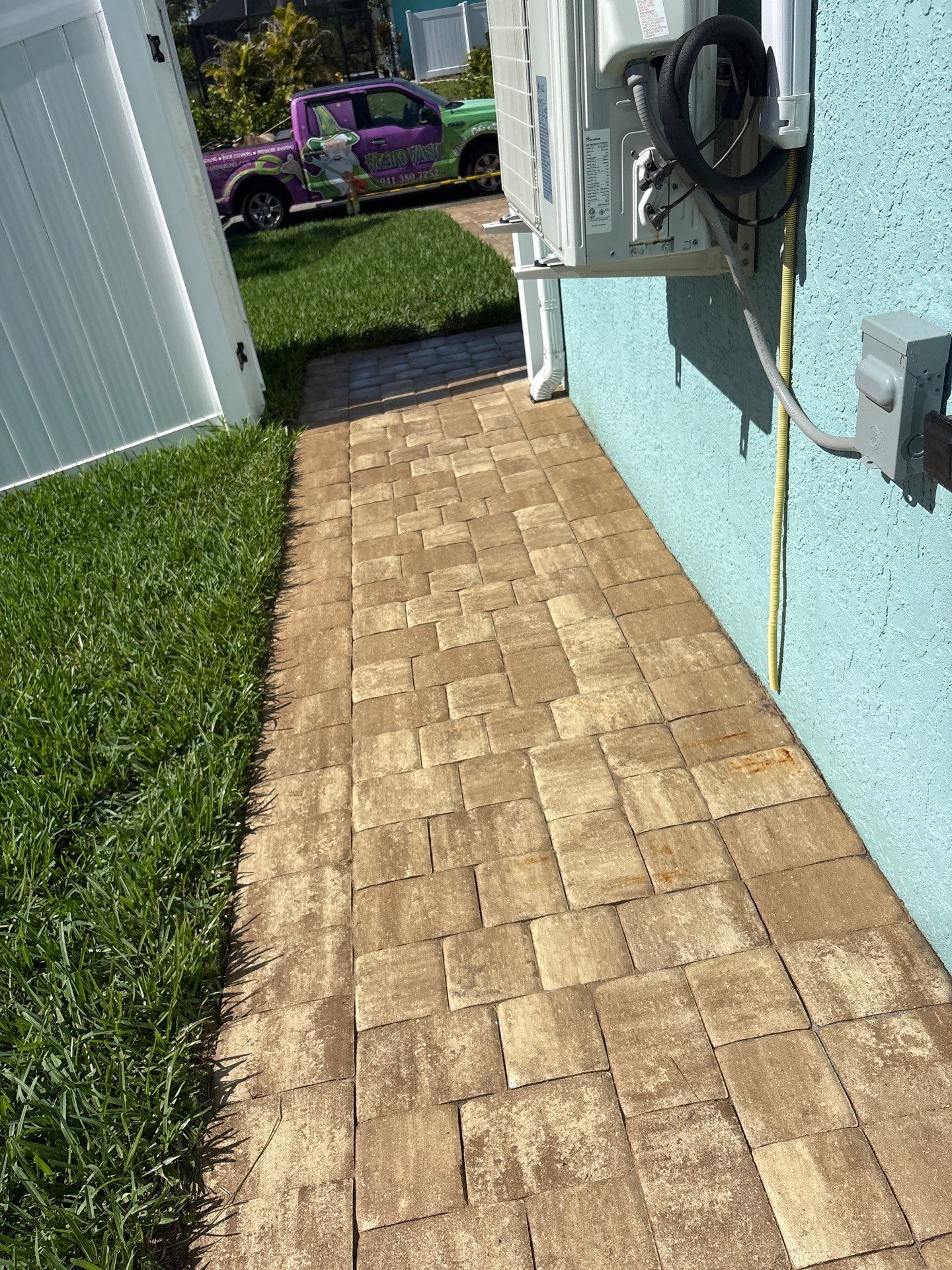 Glossy, 2 Coats Dense Paver  by Wizard Wash