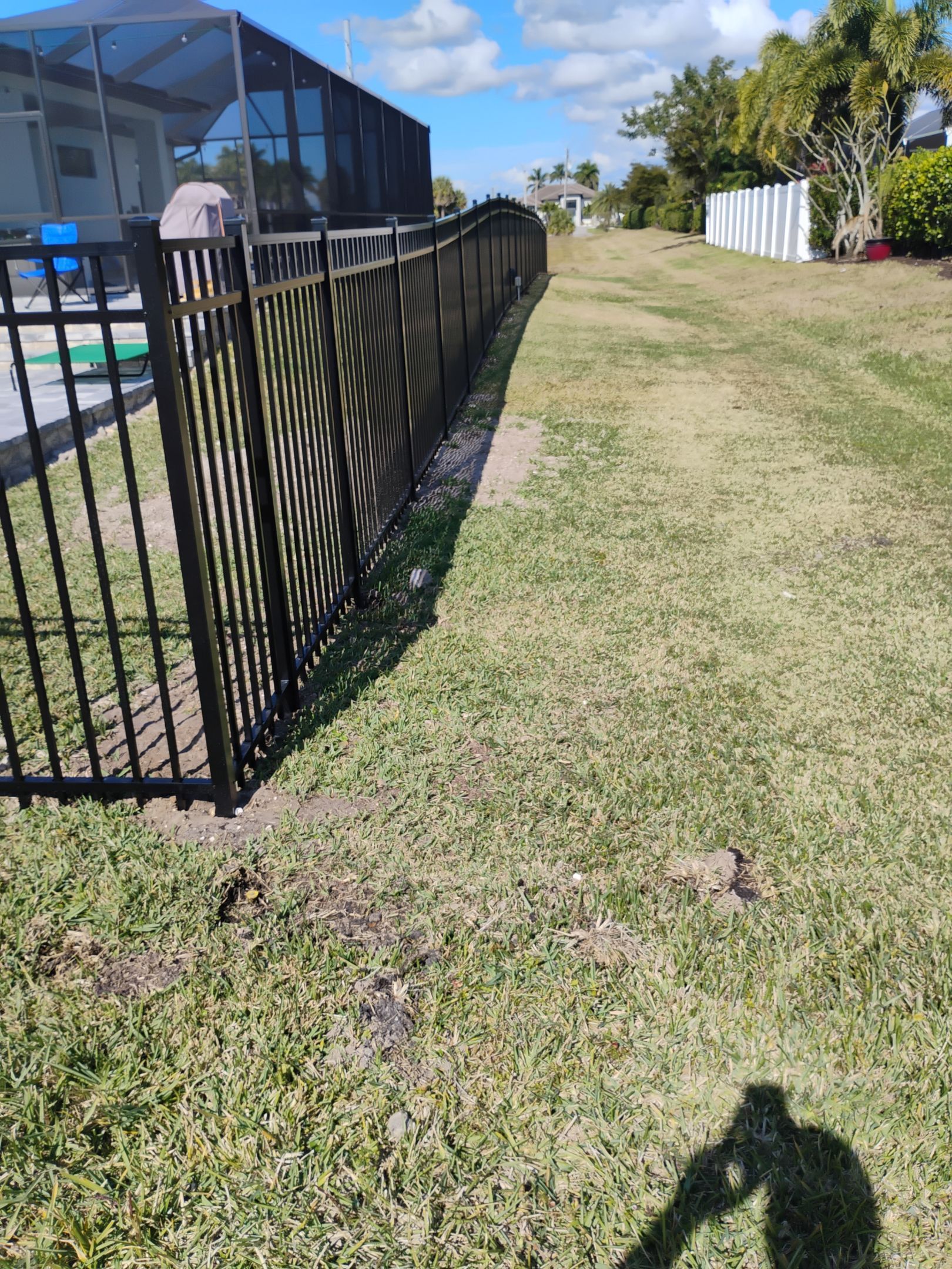 Bronze Aluminum Fence in Cape Coral by True Fence LLC