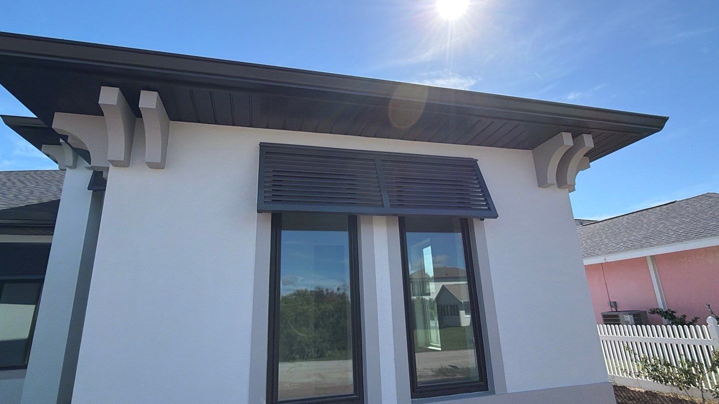 Decorative Bahama Shutters by Smart Guard Shutters
