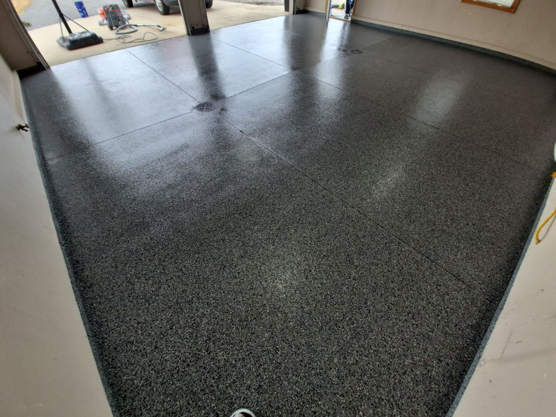 Kawkawlin Garage by Wise Coatings of Central Michigan