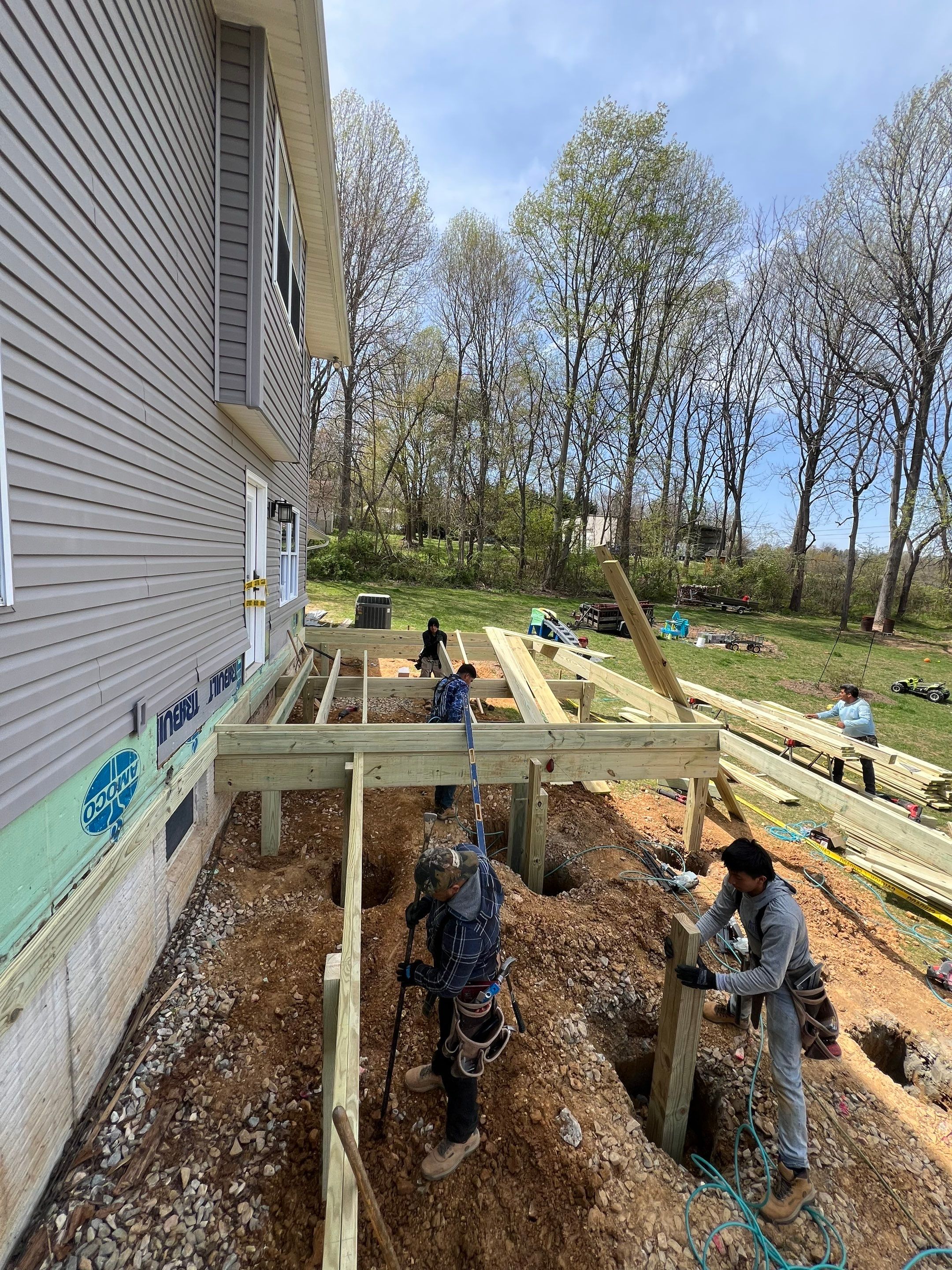 Addition & Deck  by Bec Construction Llc