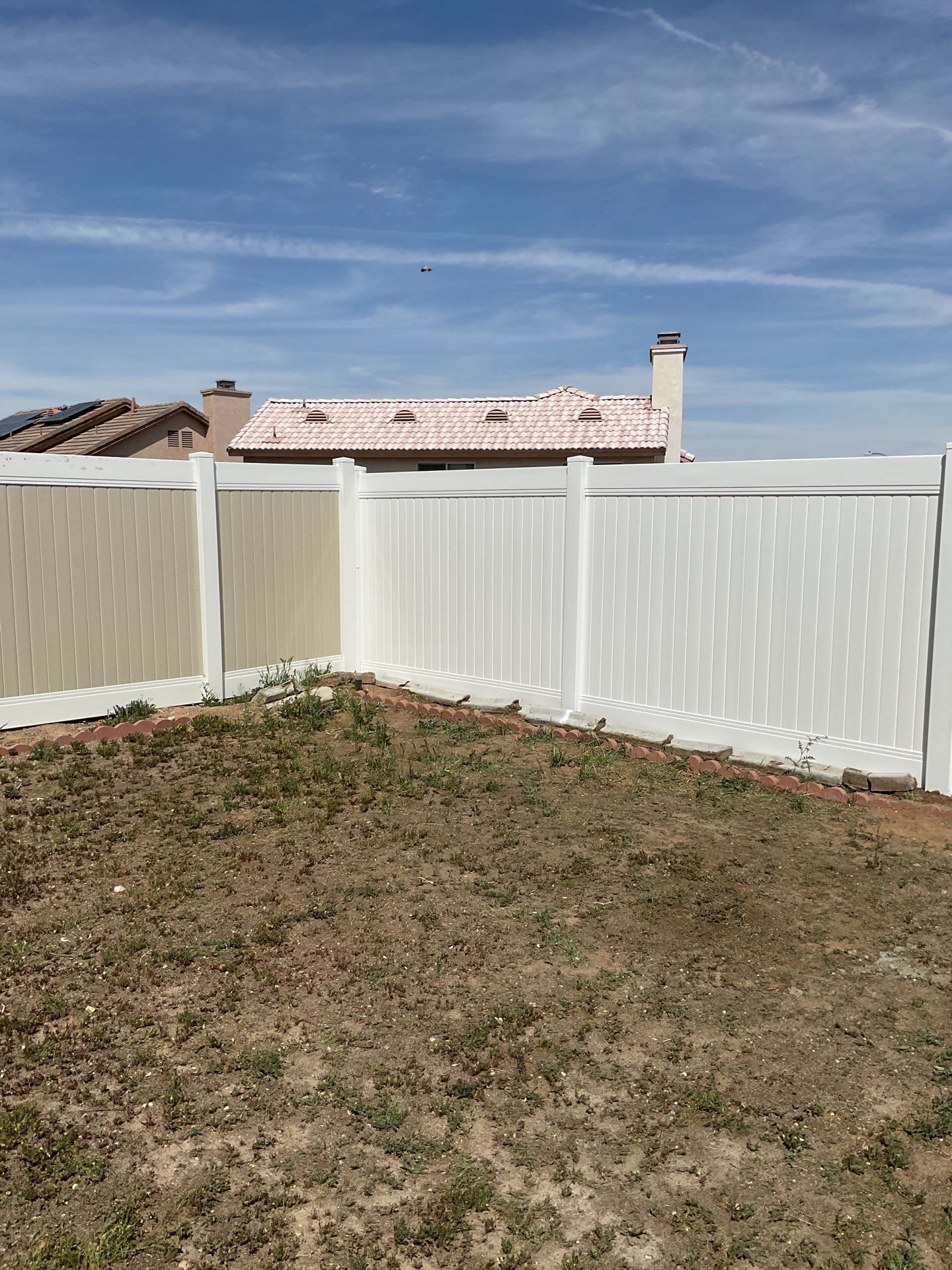 Fence Installation using Vinyl by Fence Guys Inc. 