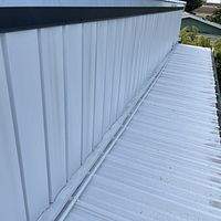 24ga 1.5" Mechanical Seam Mill Finish  by Total Roofing System The Metal Roof Experts