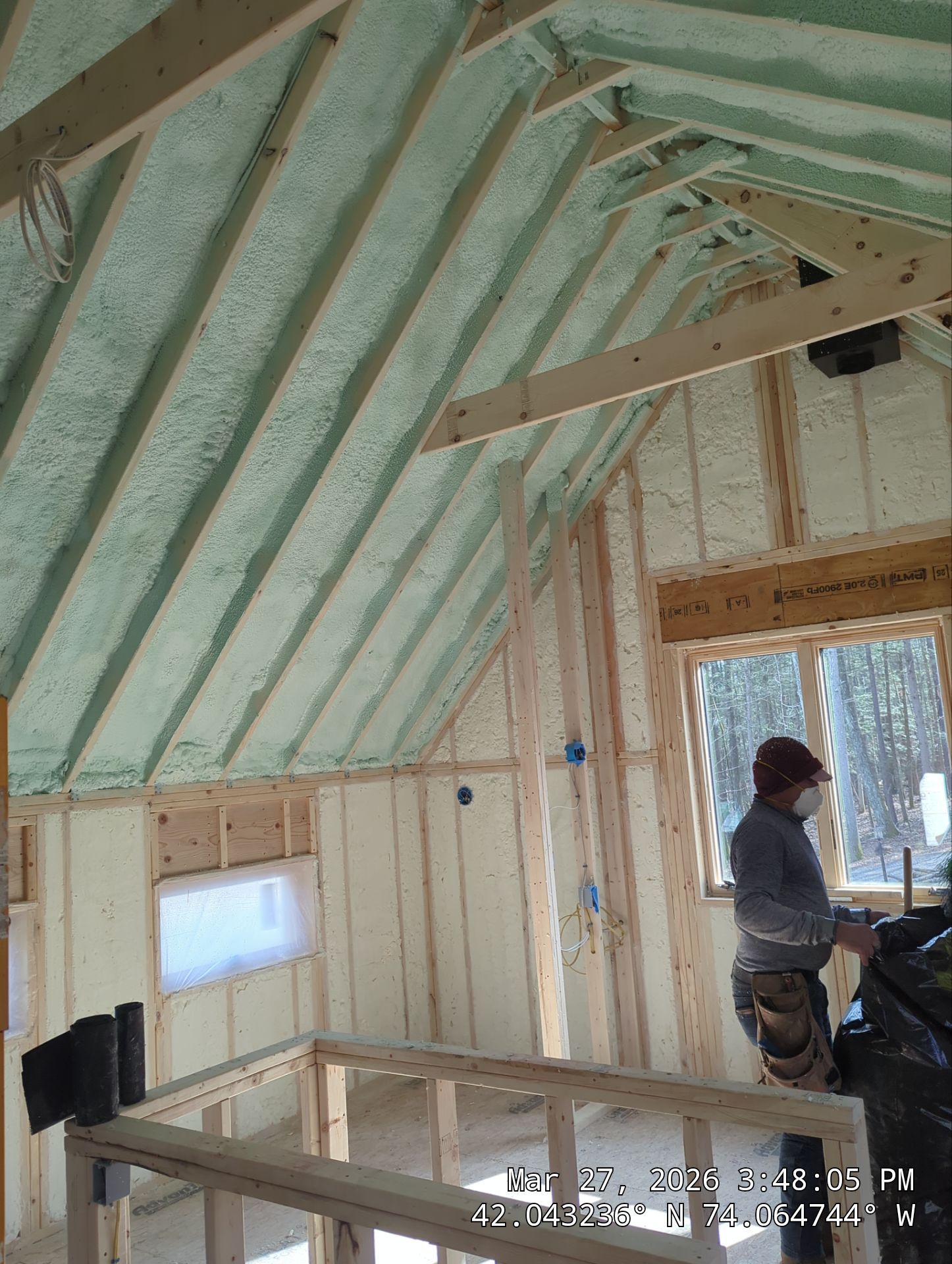 New Construction using Closed Cell Spray Foam and Open Cell Spray Foam by NYS Foam & Energy
