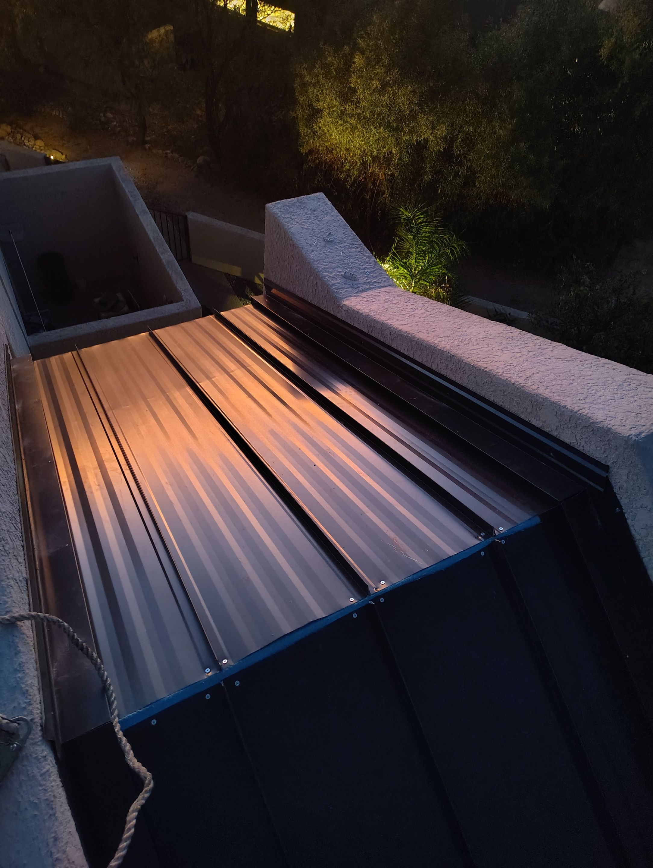 Midnight Black Standing Seam by Reimagine Roofing