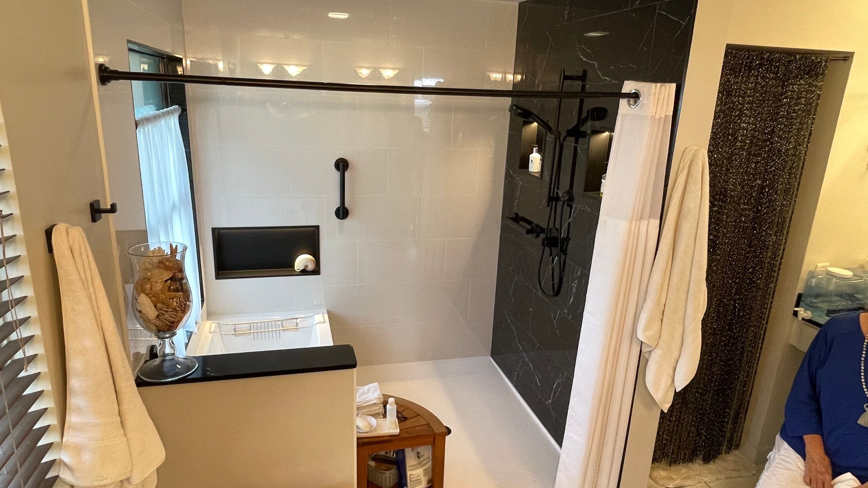 Stunning Boerne Bathroom Remodel Featuring Large Walk-in Shower by Legacy Bath and Kitchen 