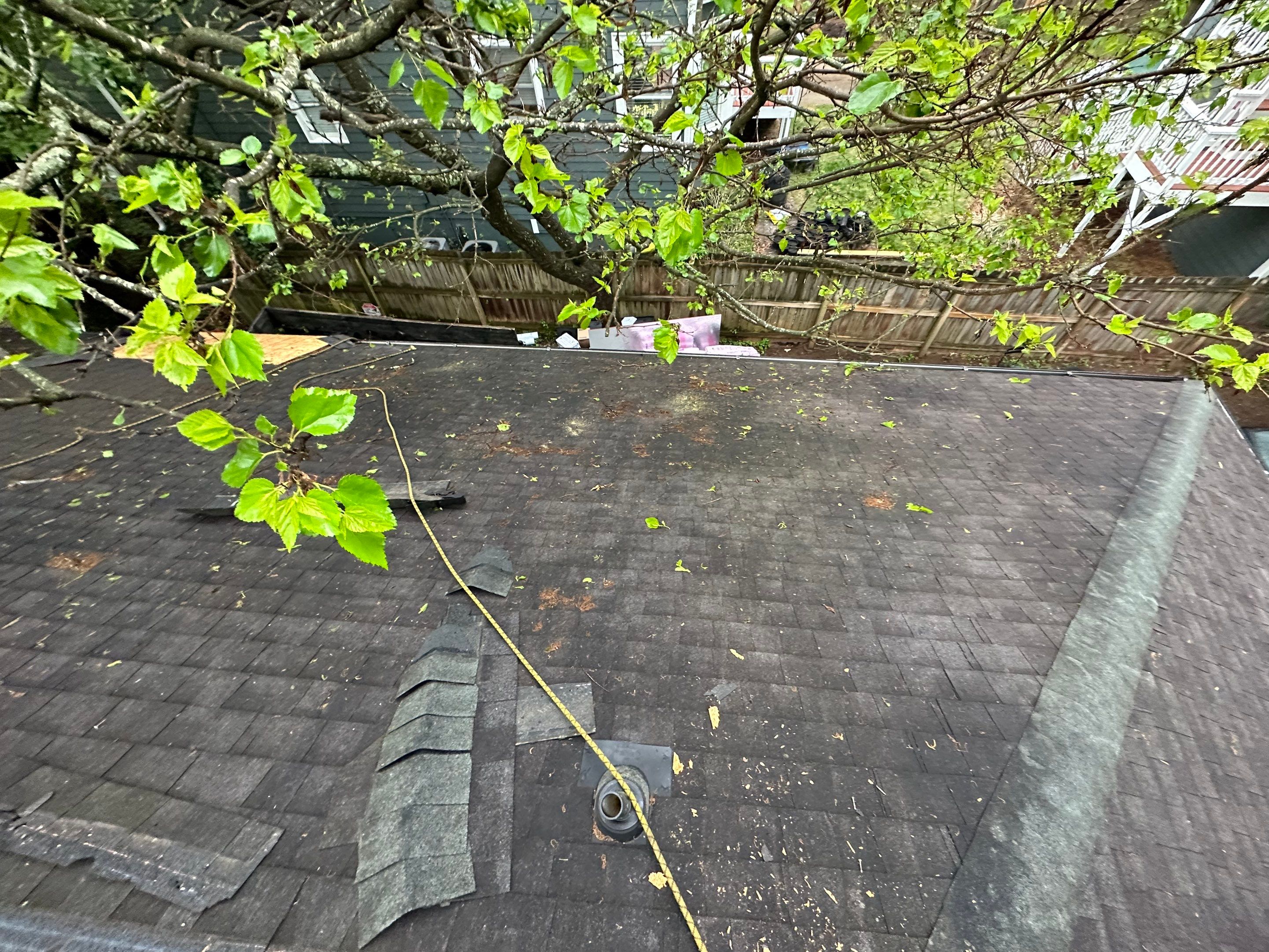 roof replacement and new black gutters by Nailed It Roofing & Remodeling LLC