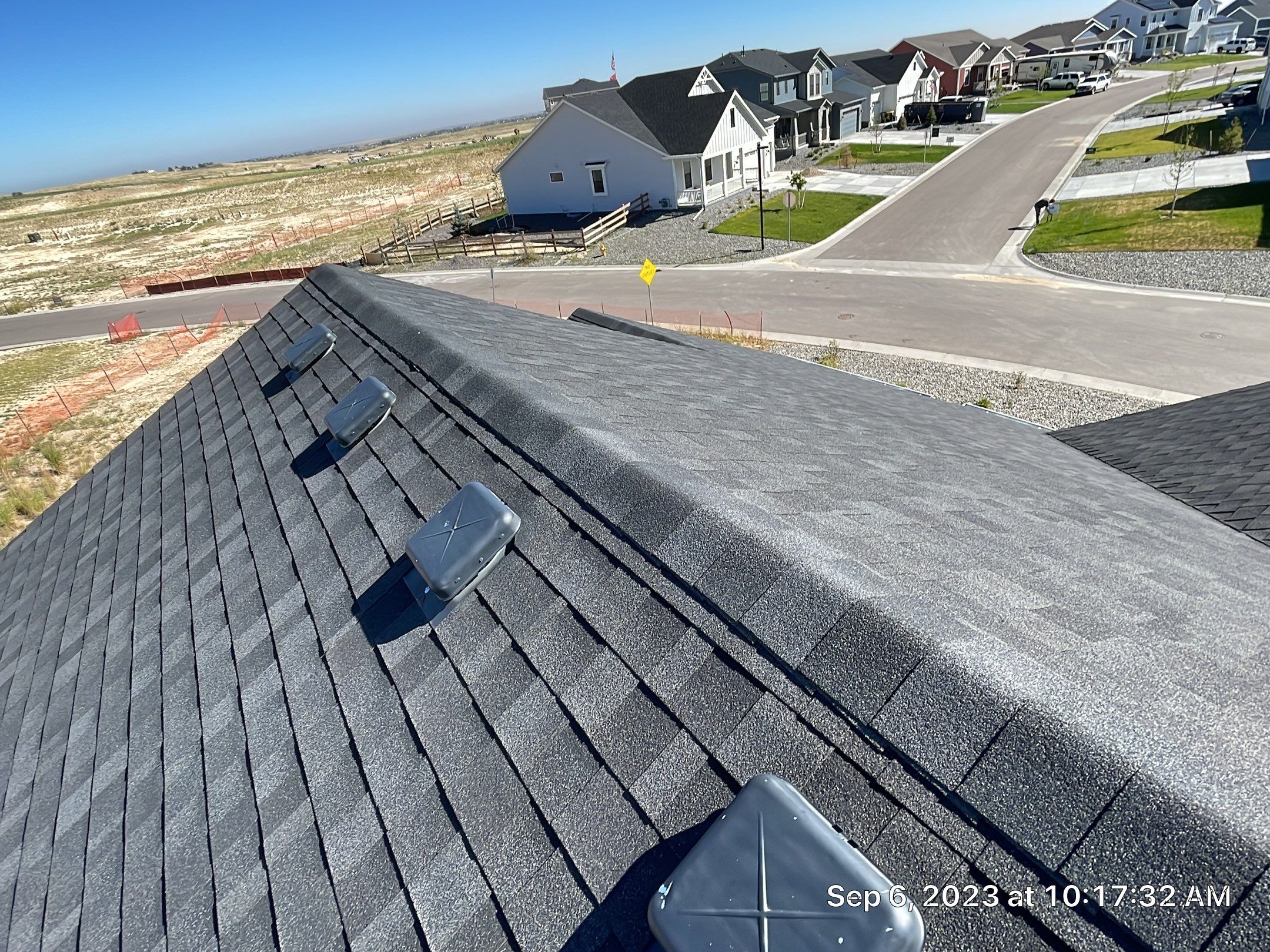 Residential Roofing Installation using Atlas Pinnacle Impact Black Shadow by Blue Peaks Roofing LLC 