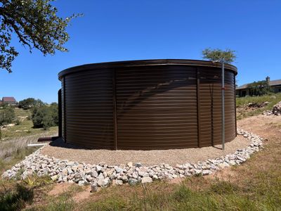 One 29,000gal and one 16,000gal tank