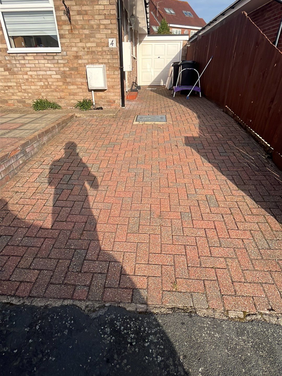 Driveway And Patio Clean using honda 21 ltr/min by Ges Exterior Cleaning ltd