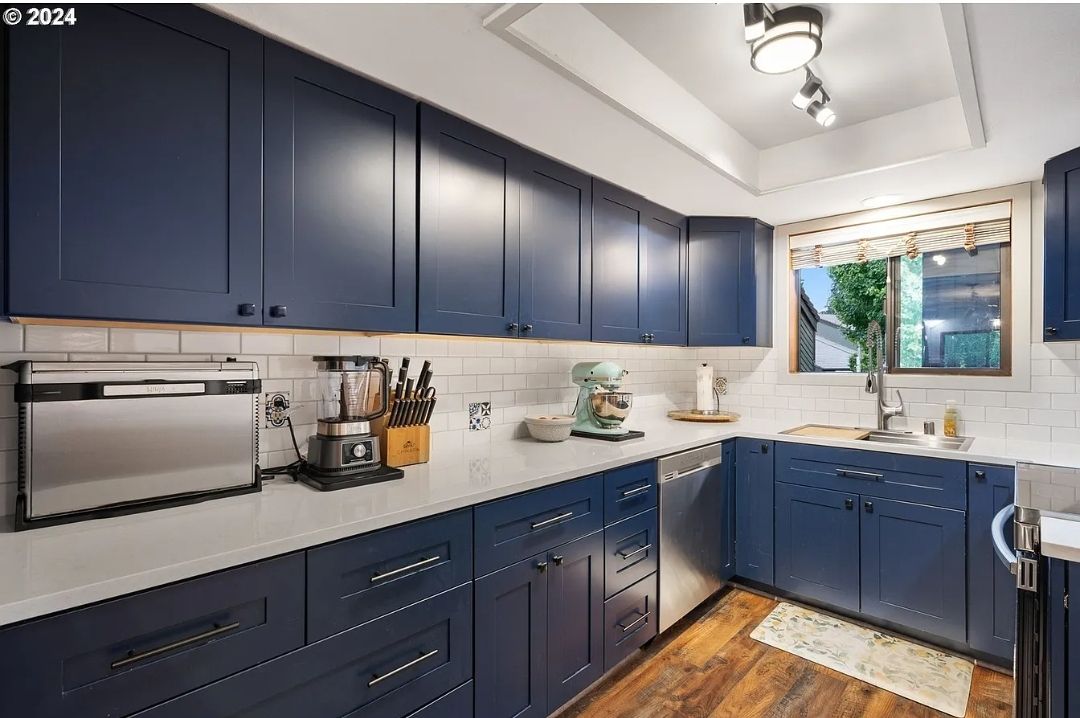 outdated Kitchen to a modern and simplistic kitchen area by Crm Services Llc