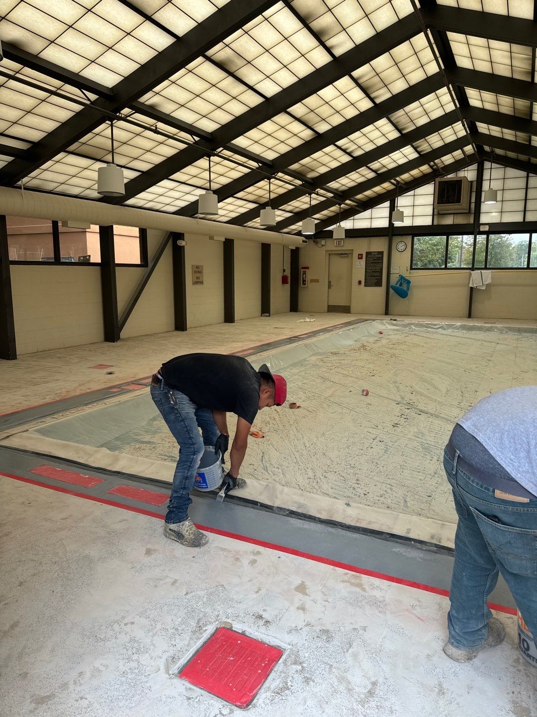 Hotel Pool Deck Project in Cranberry Township by Floors in a Day, Inc