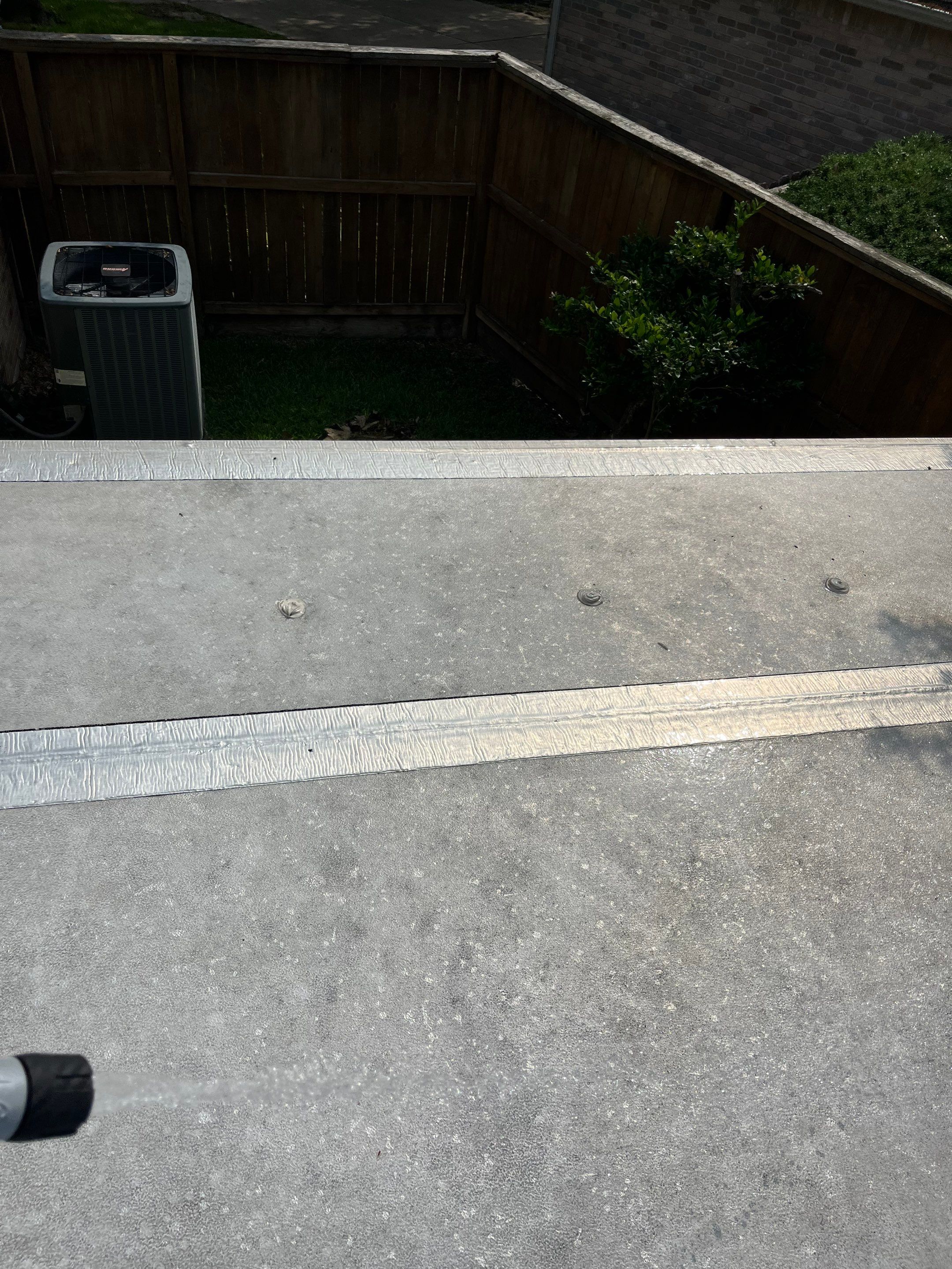 Silicone Roof Coating Project in Katy by Roofing Technologies Unlimited