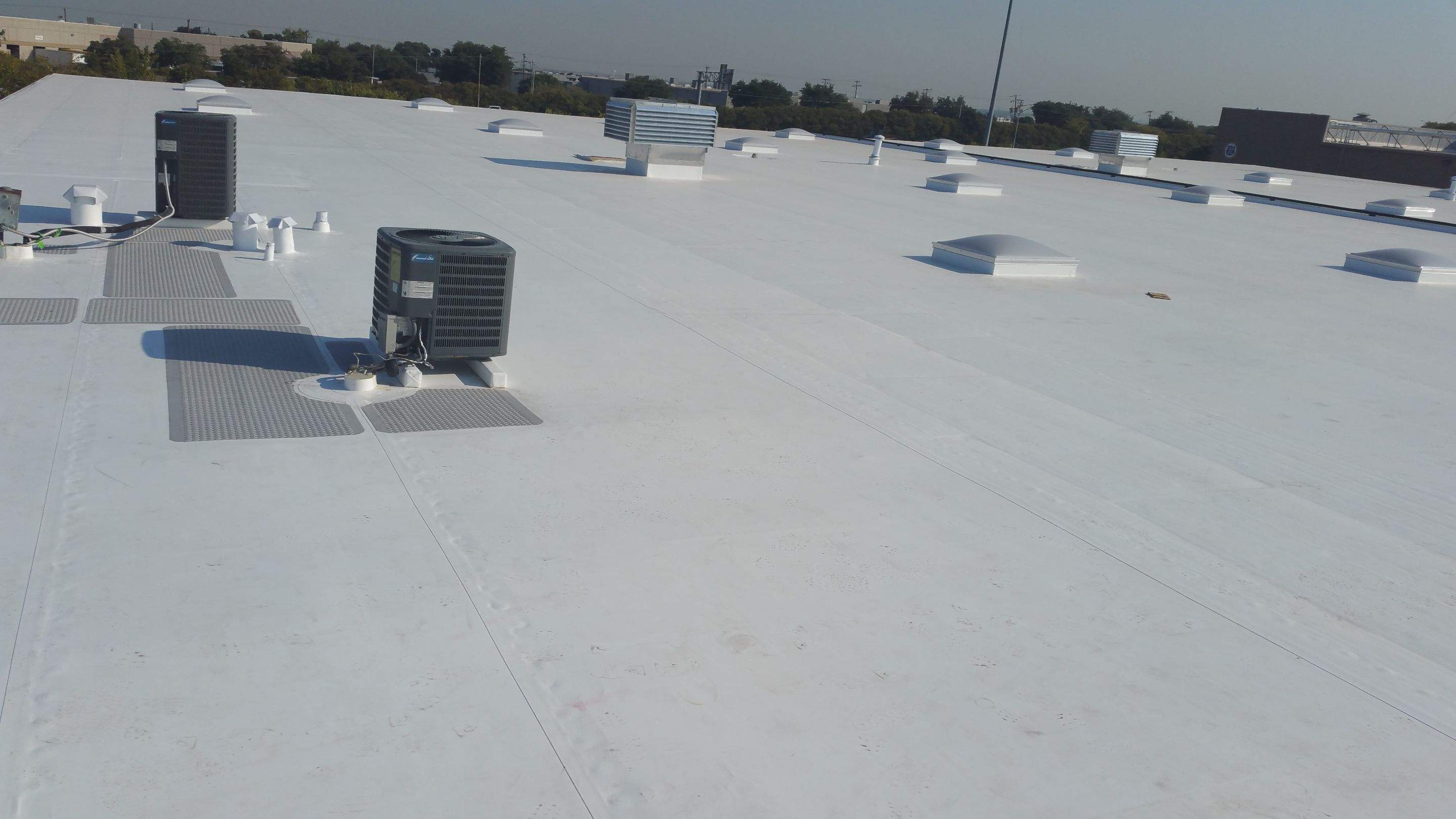 Massive Storm Damage Project - Factory in Arlington by First United Roofing & Construction