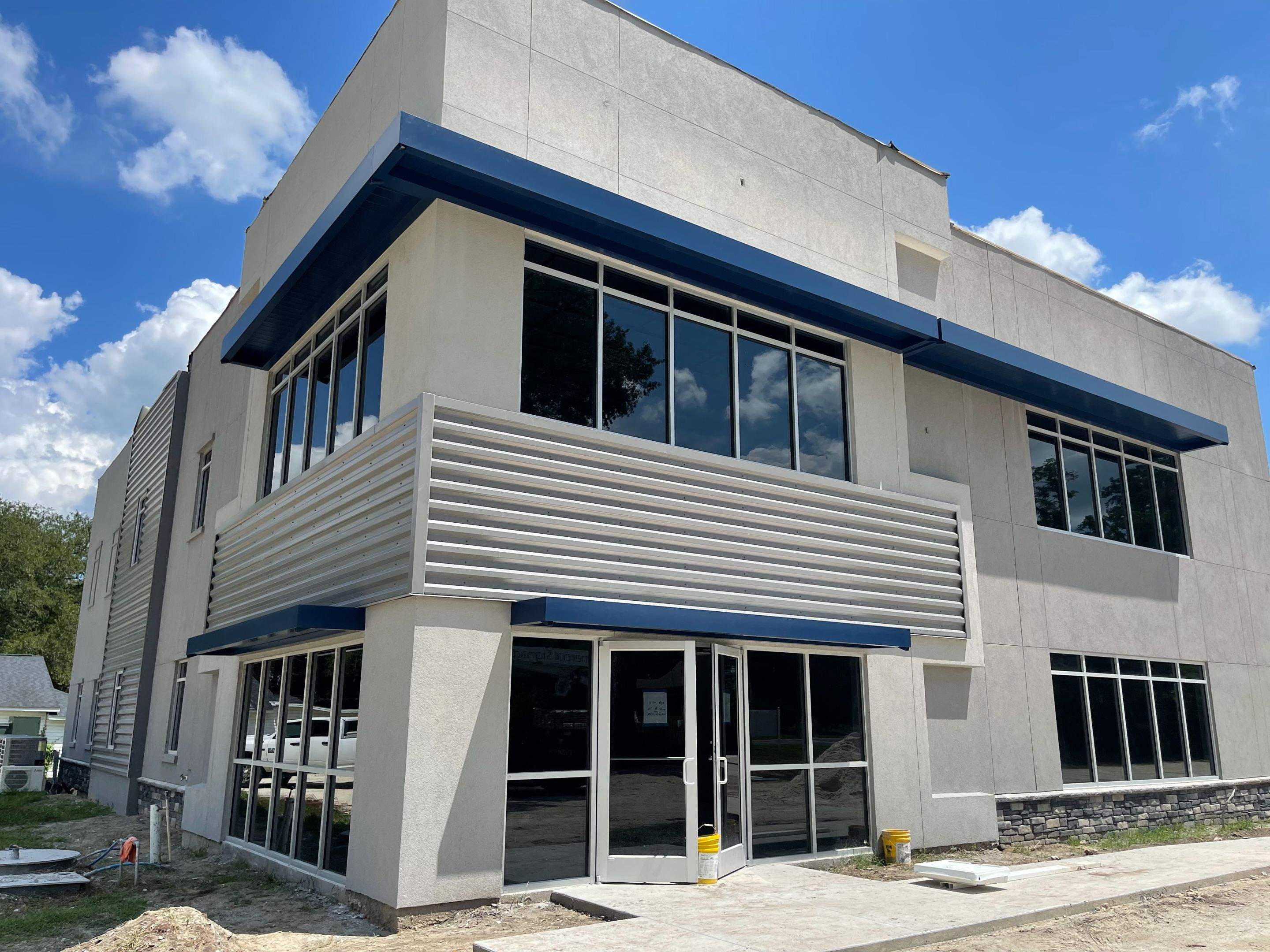 Aluminum Canopies for Batterbee Roofing by SignCrafters