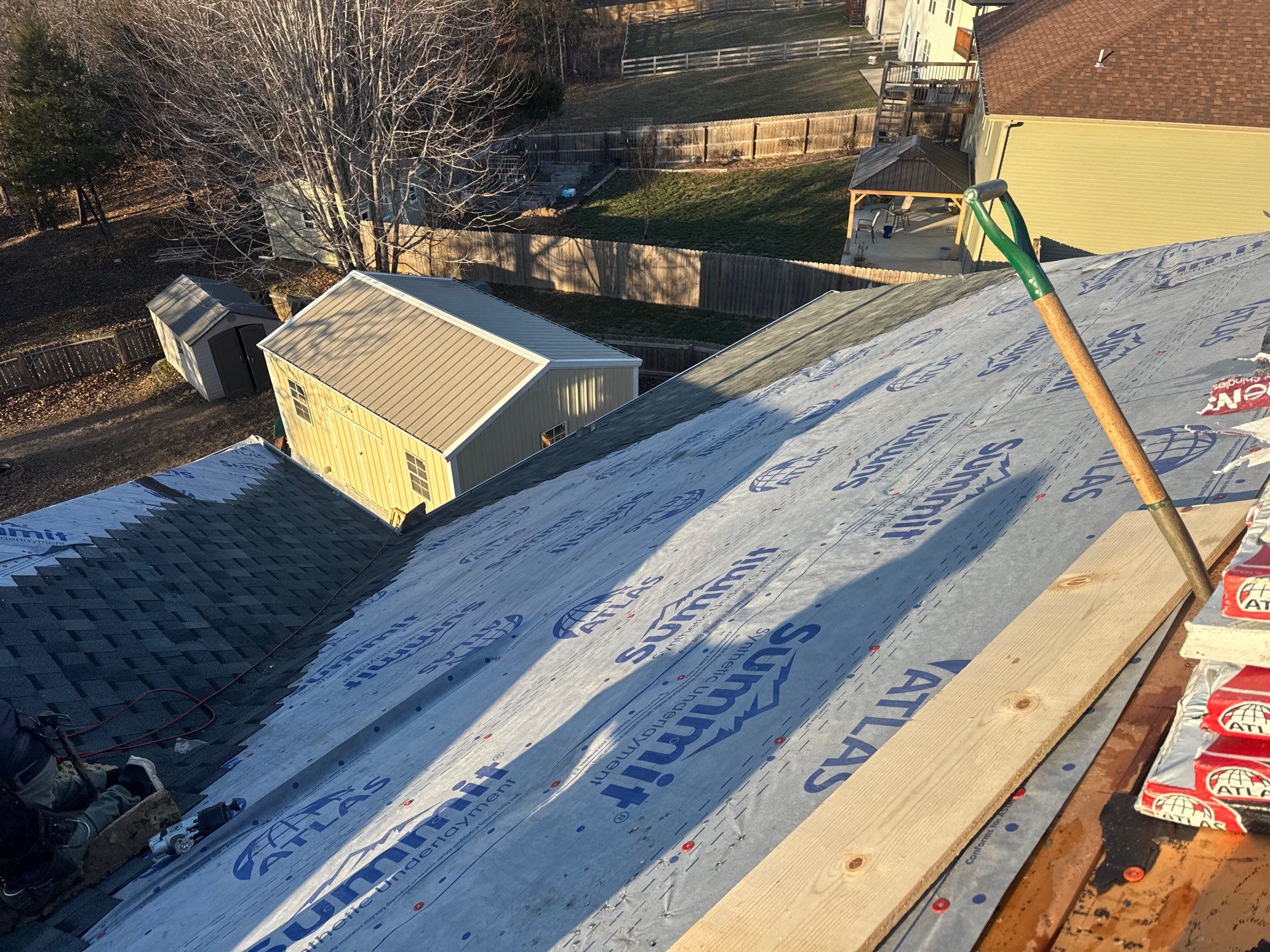 Residential Roofing Replacement - Atlas Pinnacle Pristine Architectural Shingle - Color Hearthstone  by Titan Commercial & Residential Roofing 