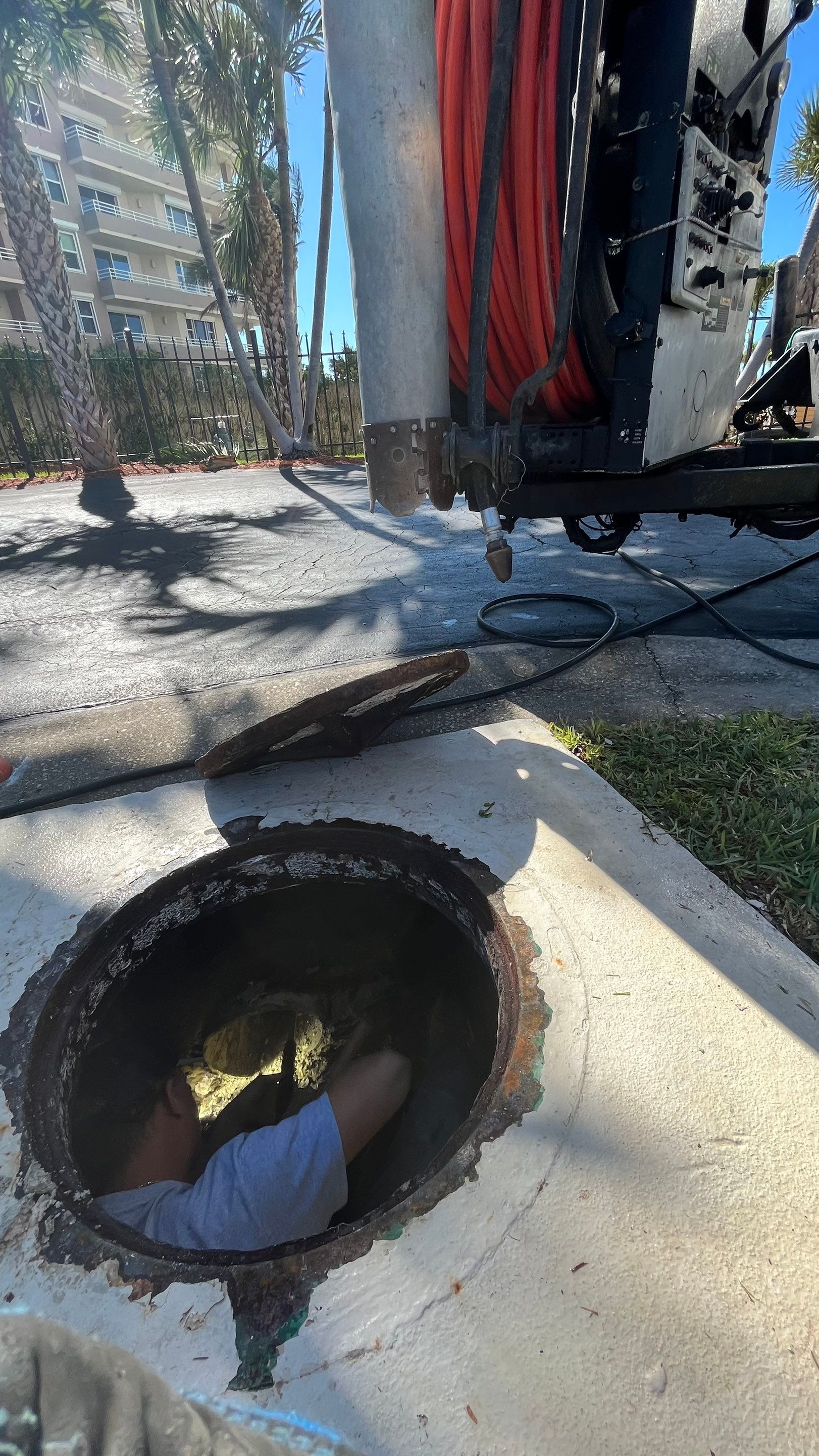 Condo Storm Water System Cleaning and Maintenance by APS Power & Water