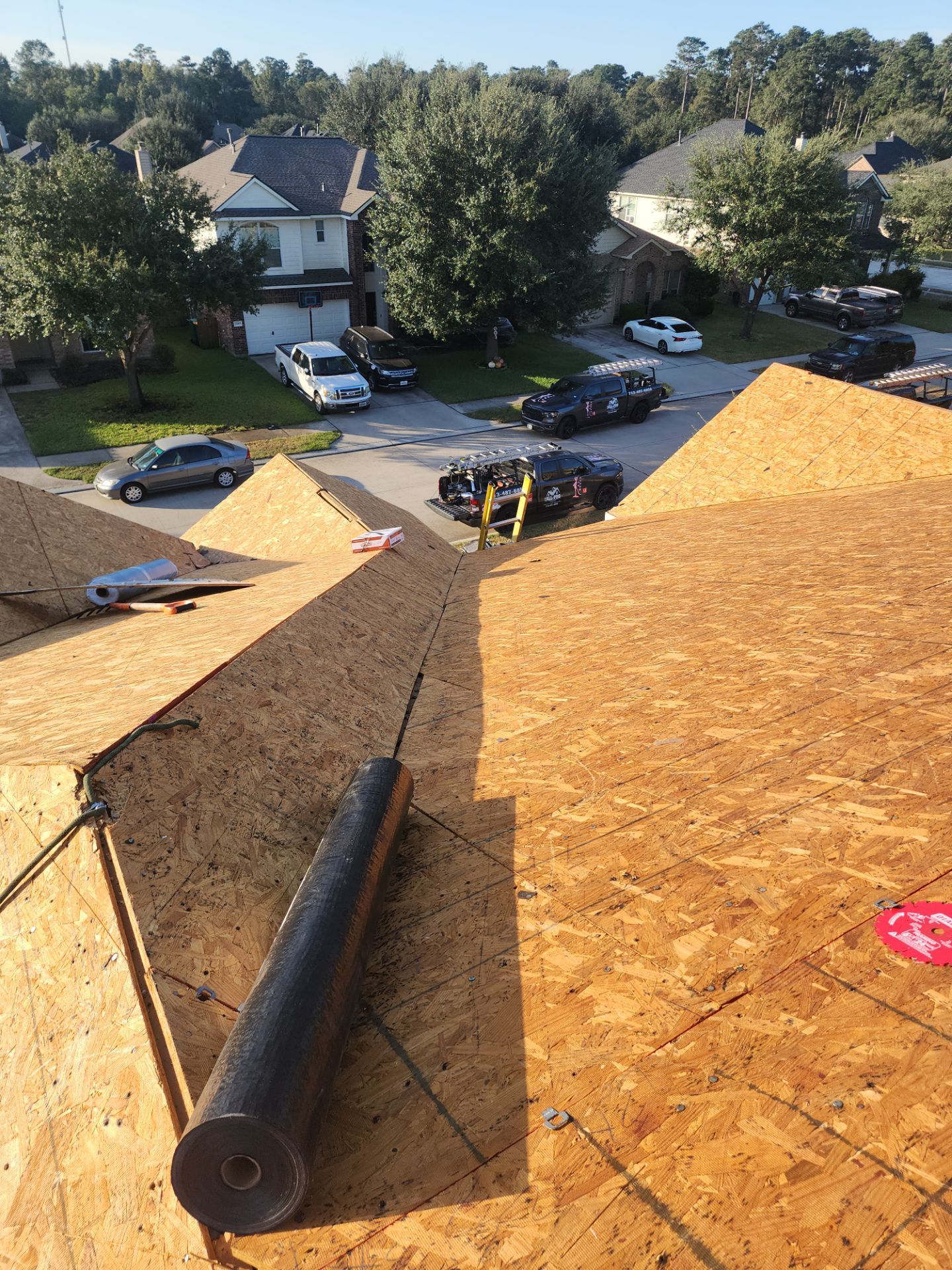 Residential Roofing Installation using Owen's Corning Duration (Lifetime) Shingles by Roof Repair Company