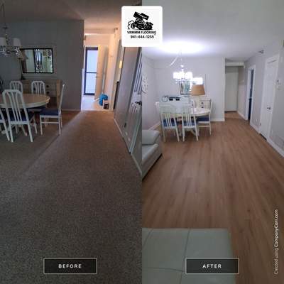 Old Carpet to LVP