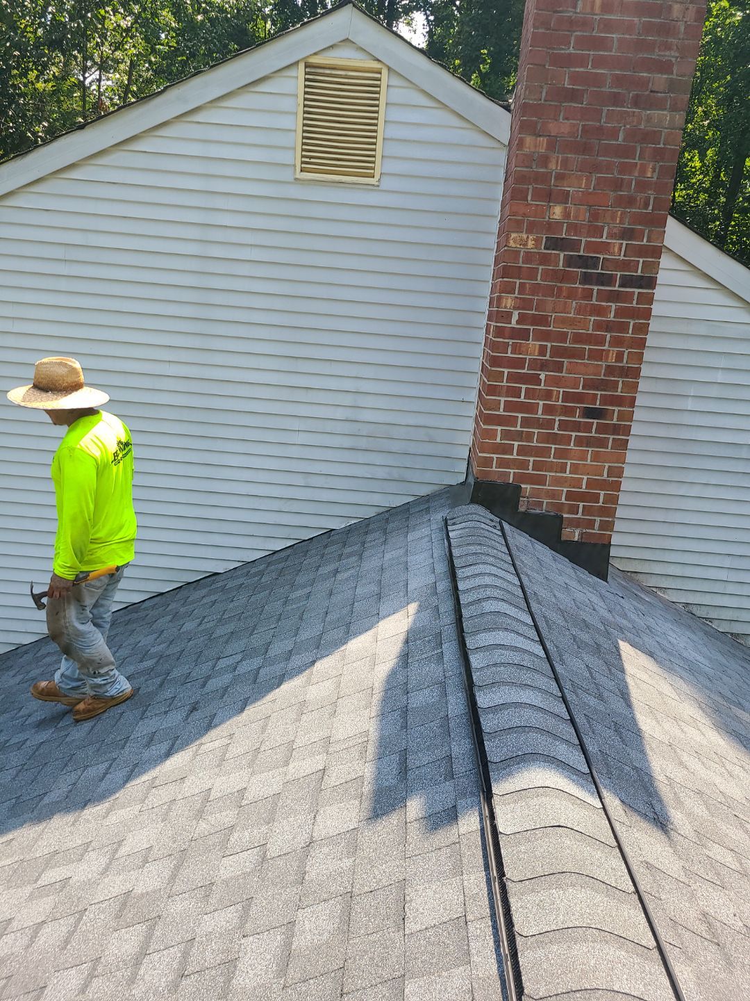 Oakton: Residential Roof Replacement with CertainTeed Landmark Designer Shingles in Pewter by RM Banning, Inc.