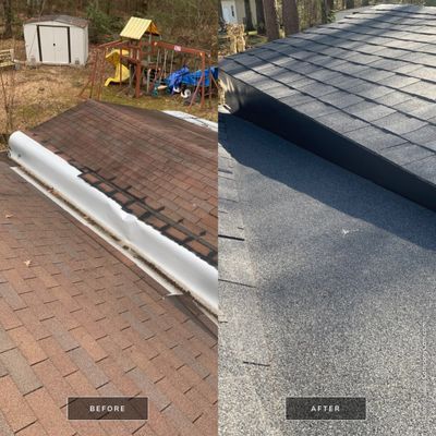 Roof Replacement with Custom Flashing