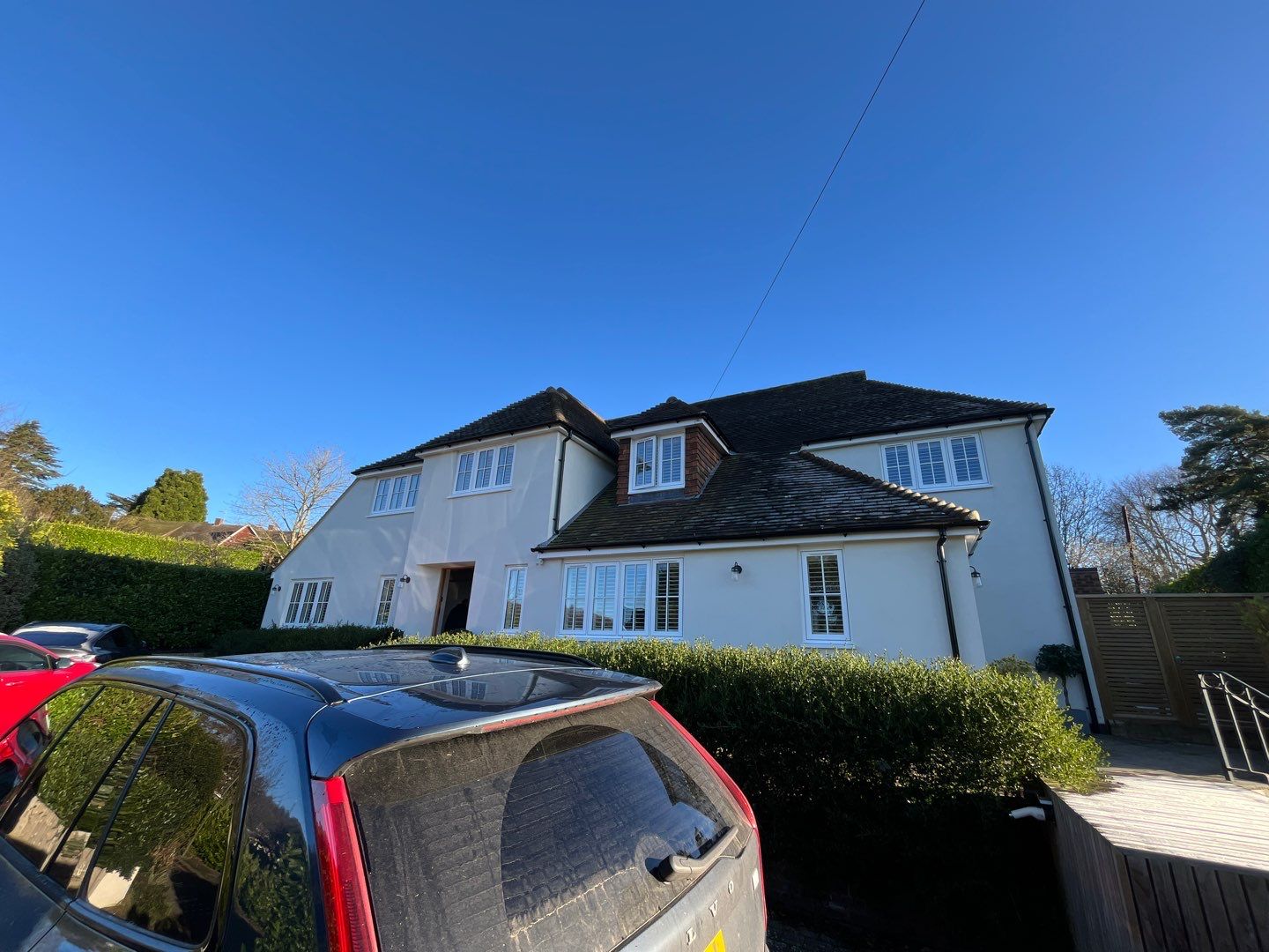 Roof Clean  - Moss Removal - Gutter Clean using Honda 15lpm Low Pressure Washing Machine by Ges Exterior Cleaning ltd