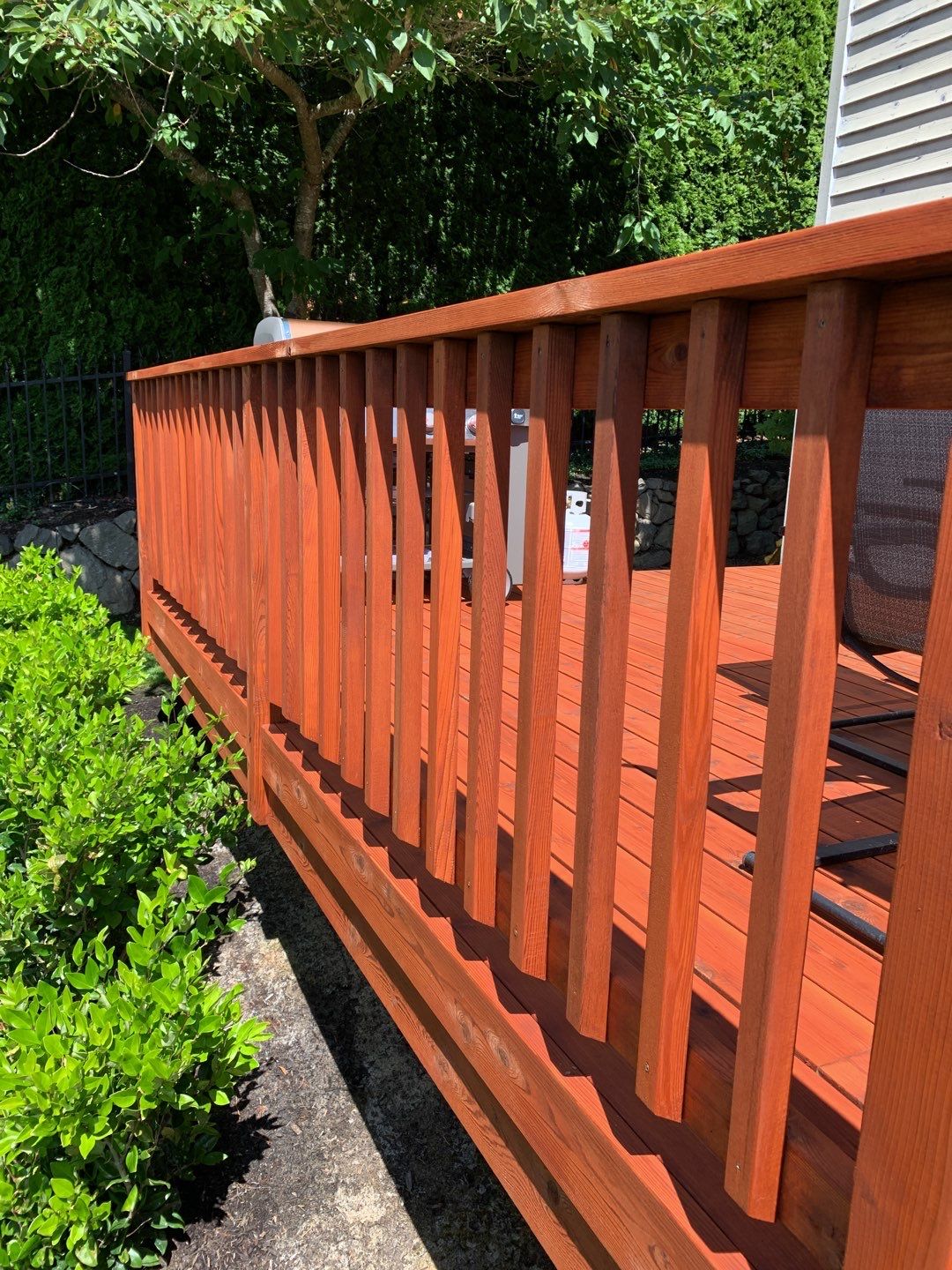 Deck Restoration using Armstrong-Clark Sierra Redwood by Paul Schopp