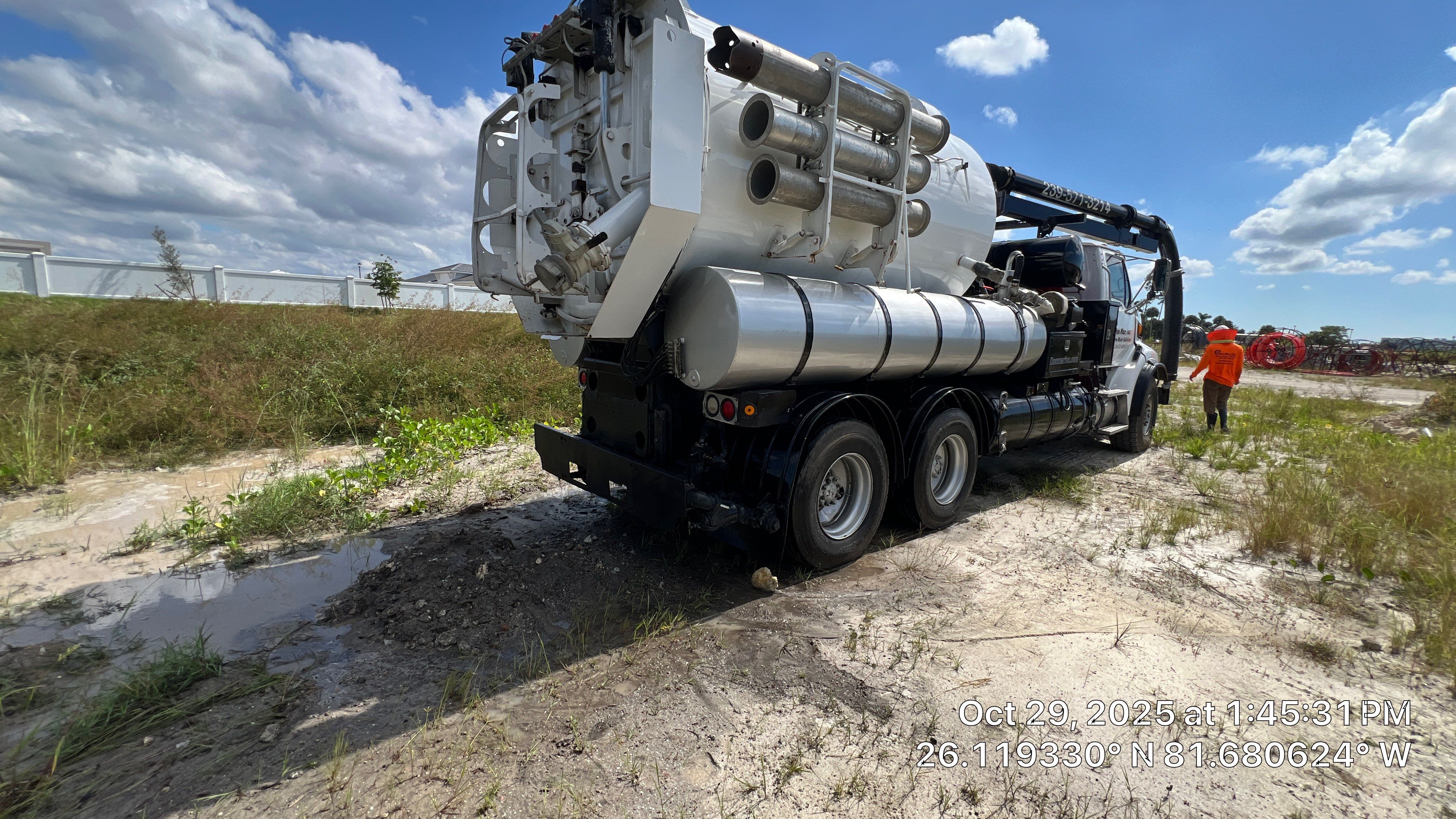 New Construction Road off Rattlesnake in Naples by Don Mar, Inc. Storm Water Solutions
