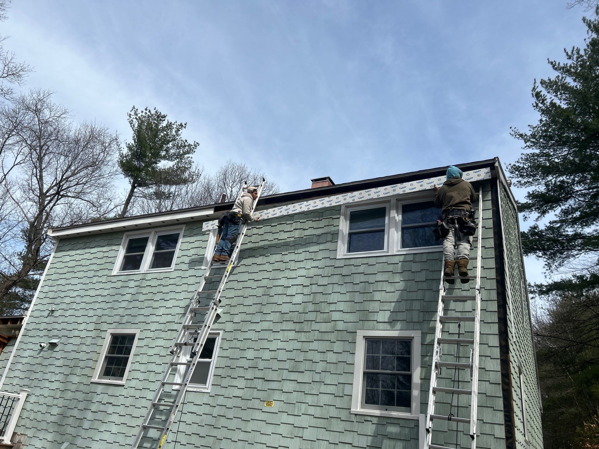 PVC Fascia & Corner Board Replacement — Billerica, MA by Mighty Dog Roofing of Greater Middlesex County