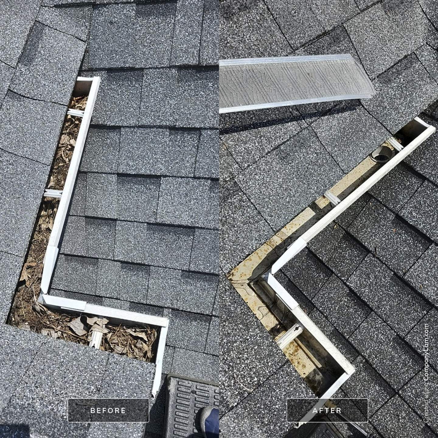 Gutter guard instalation  by Power Wash Masters LLC