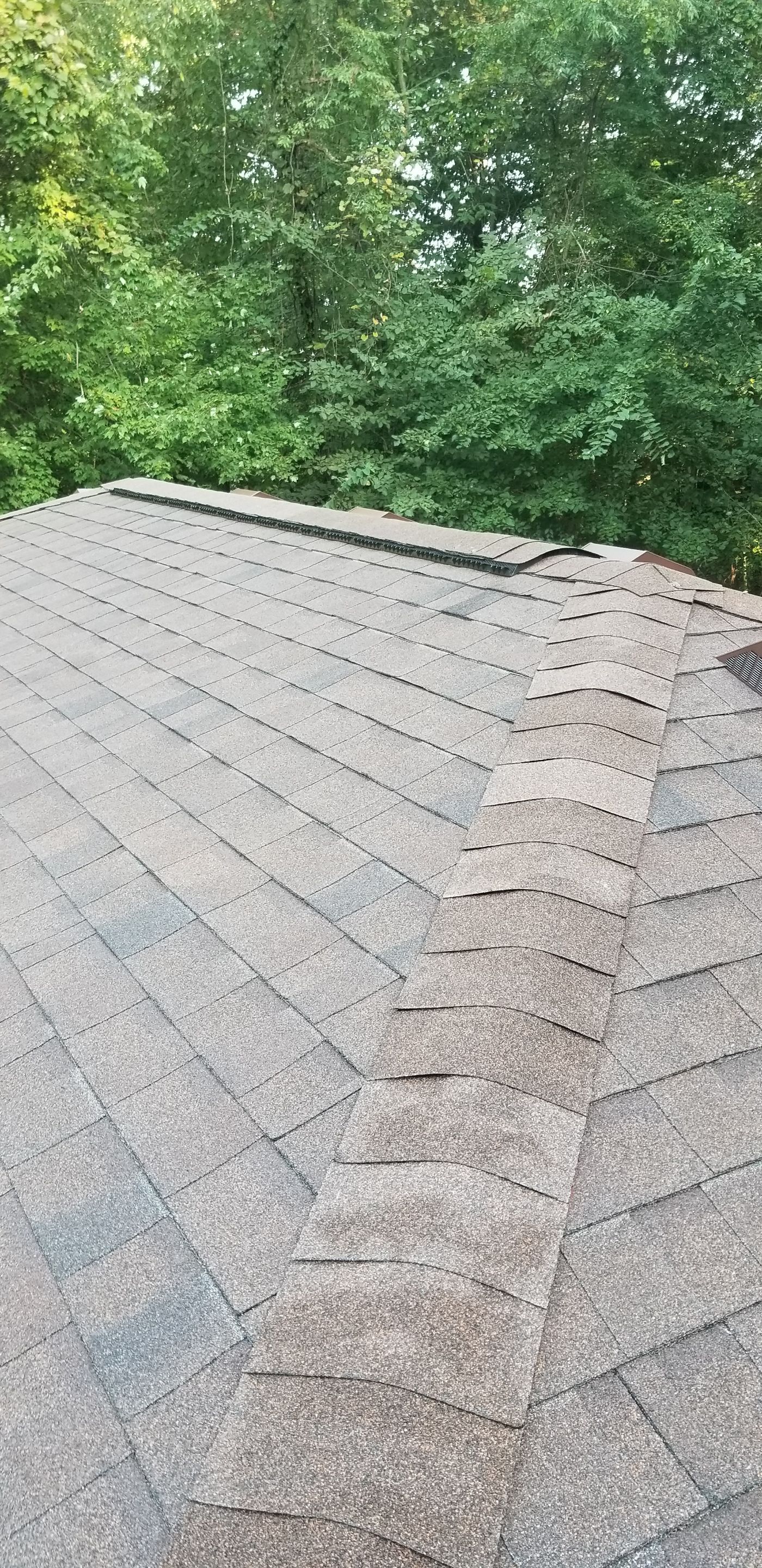 Atlas Pinnacle Pristine Scotchgard: Hickory Drip Edge: Musket brown by Eagle Eye Roofing