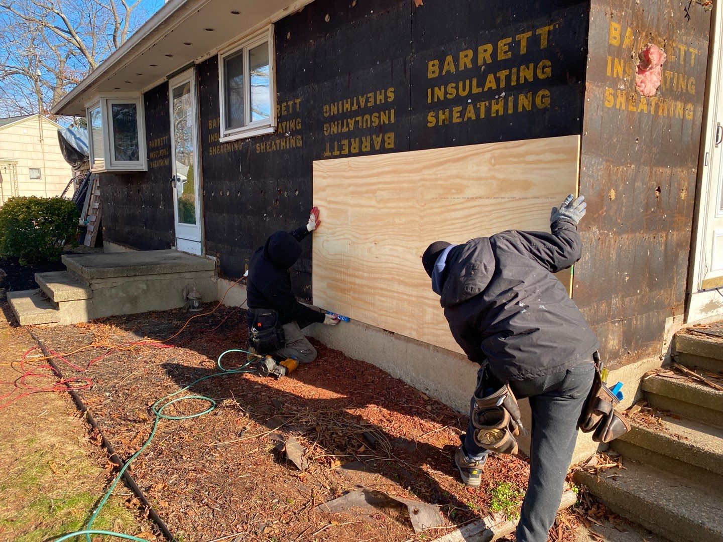 Siding Installation using Certainteed Mainstreet Forest Green by A Plus Exterior