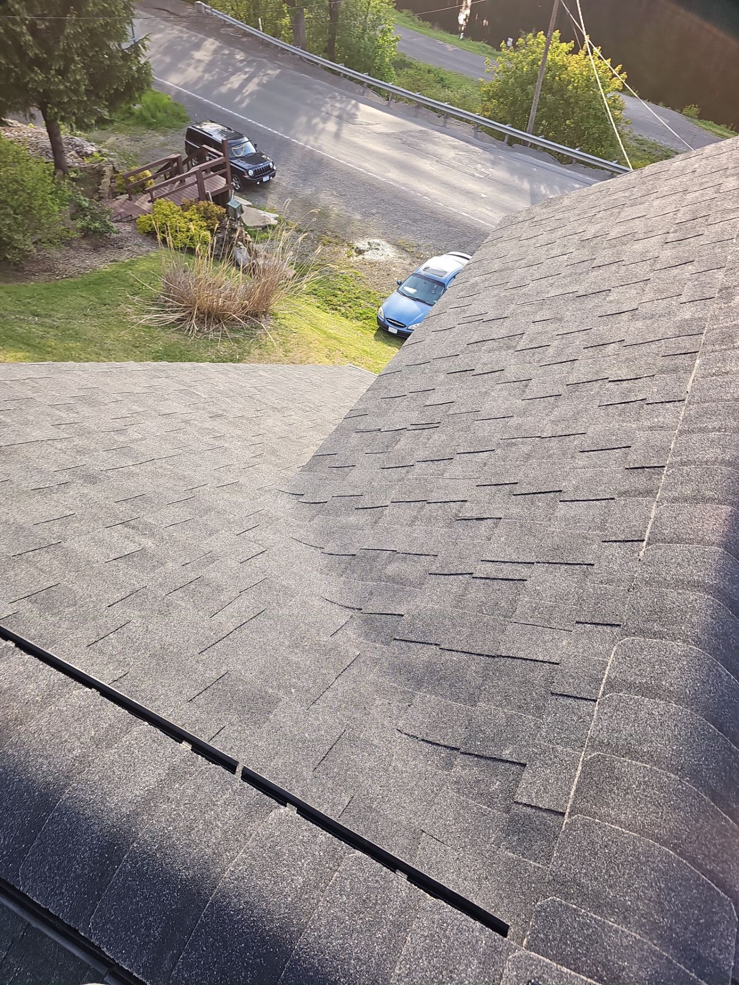 Roof Replacement Landmark PRO Charcoal Black by Winchester Roofing