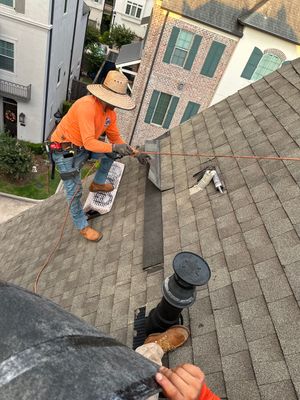 Residential Roofing Repair using Owen's Corning Duration (Lifetime) Shingles