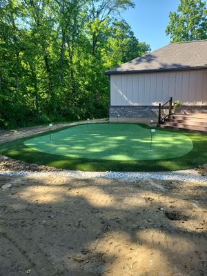 Custom Backyard Putting Green Installation in Sugarcreek Township