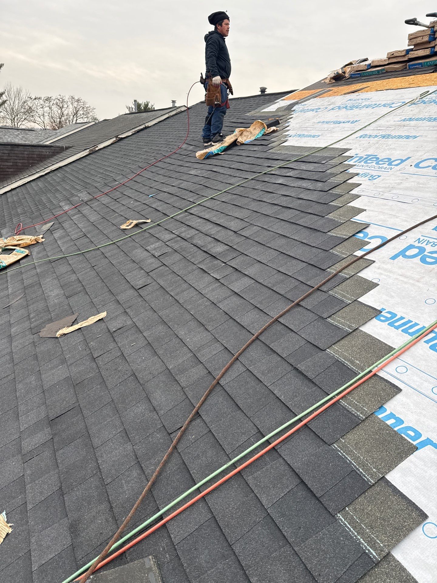 Fairfax: Residential Roof Replacement with CertainTeed Landmark in Charcoal Black by RM Banning, Inc.