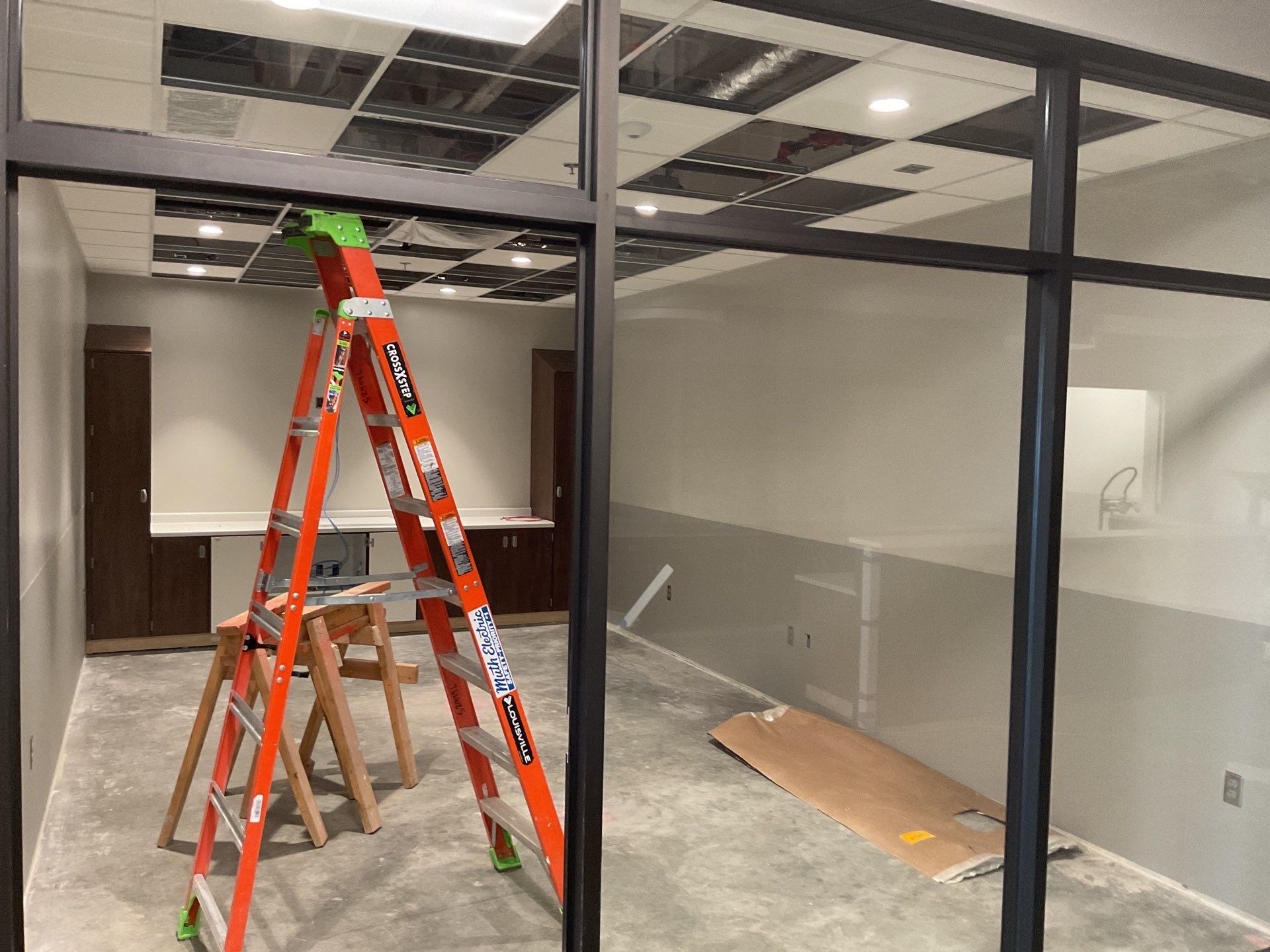 New Commercial Build Painting by Select Painting, Coatings & Garage Cabinets