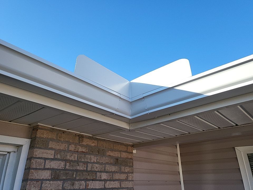 Gutter Installation using K-Style Seamless Gutters by Gutter Professors