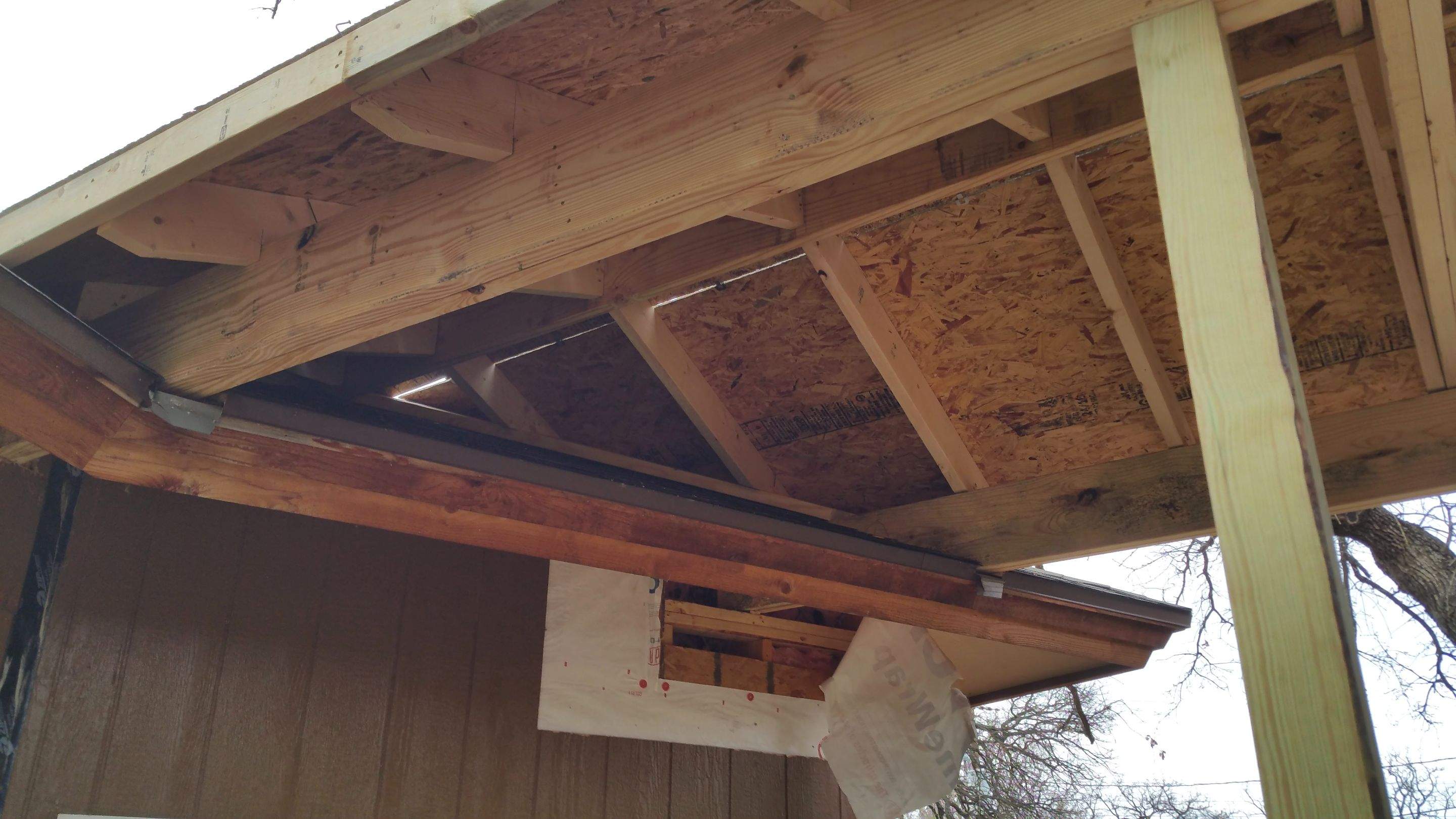 Covered Walkway Patio for a Private School by First United Roofing & Construction