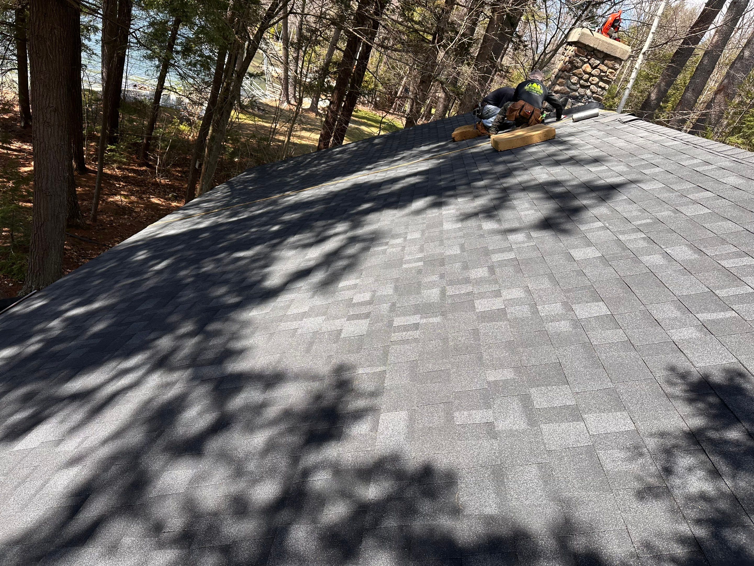 Wooden Cabin Exterior Improvements and Outdoor Shower Build in Bristol by Tall pine roofing