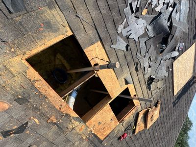 Hail Damage using Owen's Corning Duration (Lifetime) Shingles